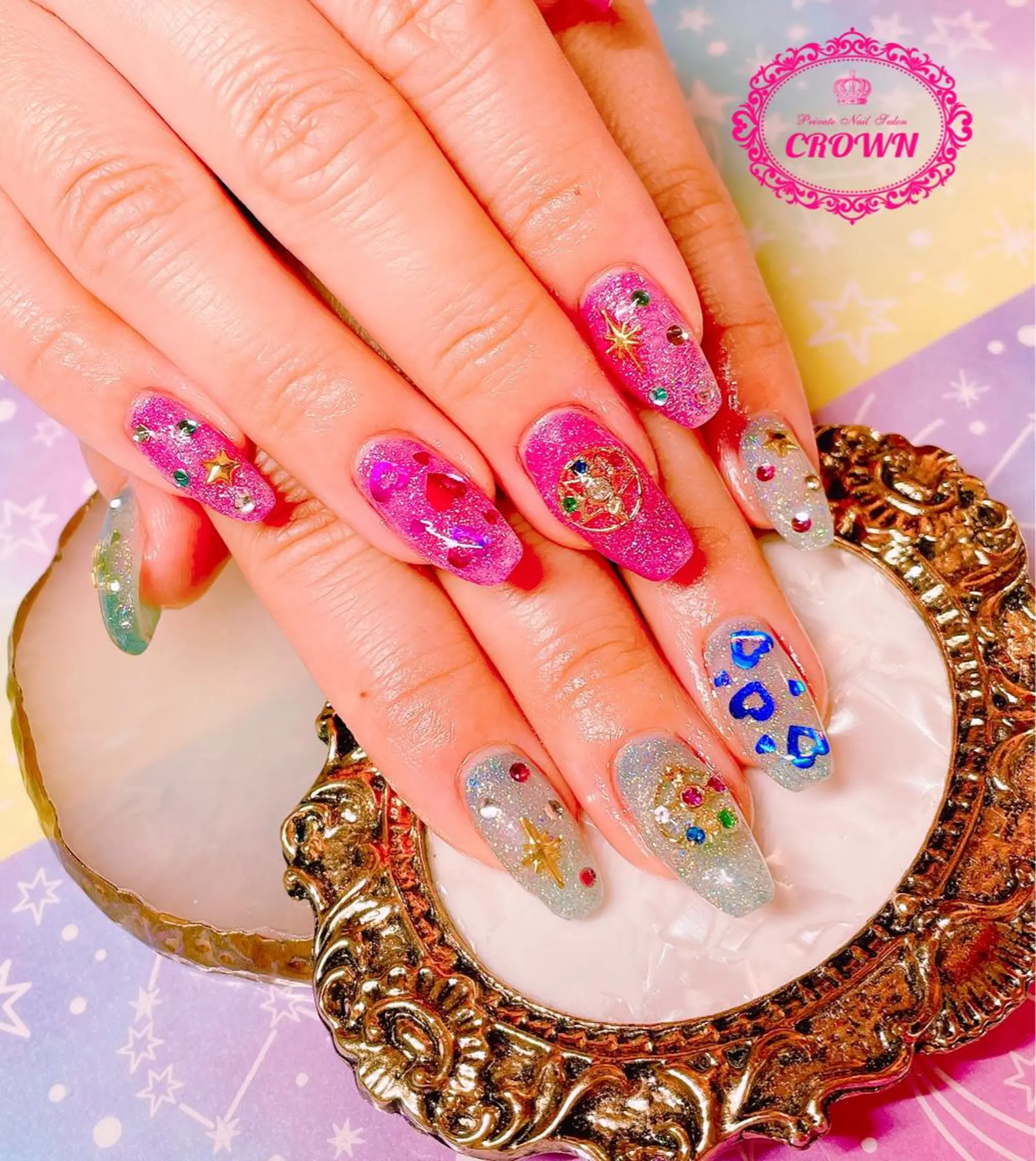 ネイル CROWN プライベートサロンのネイルデザイン
