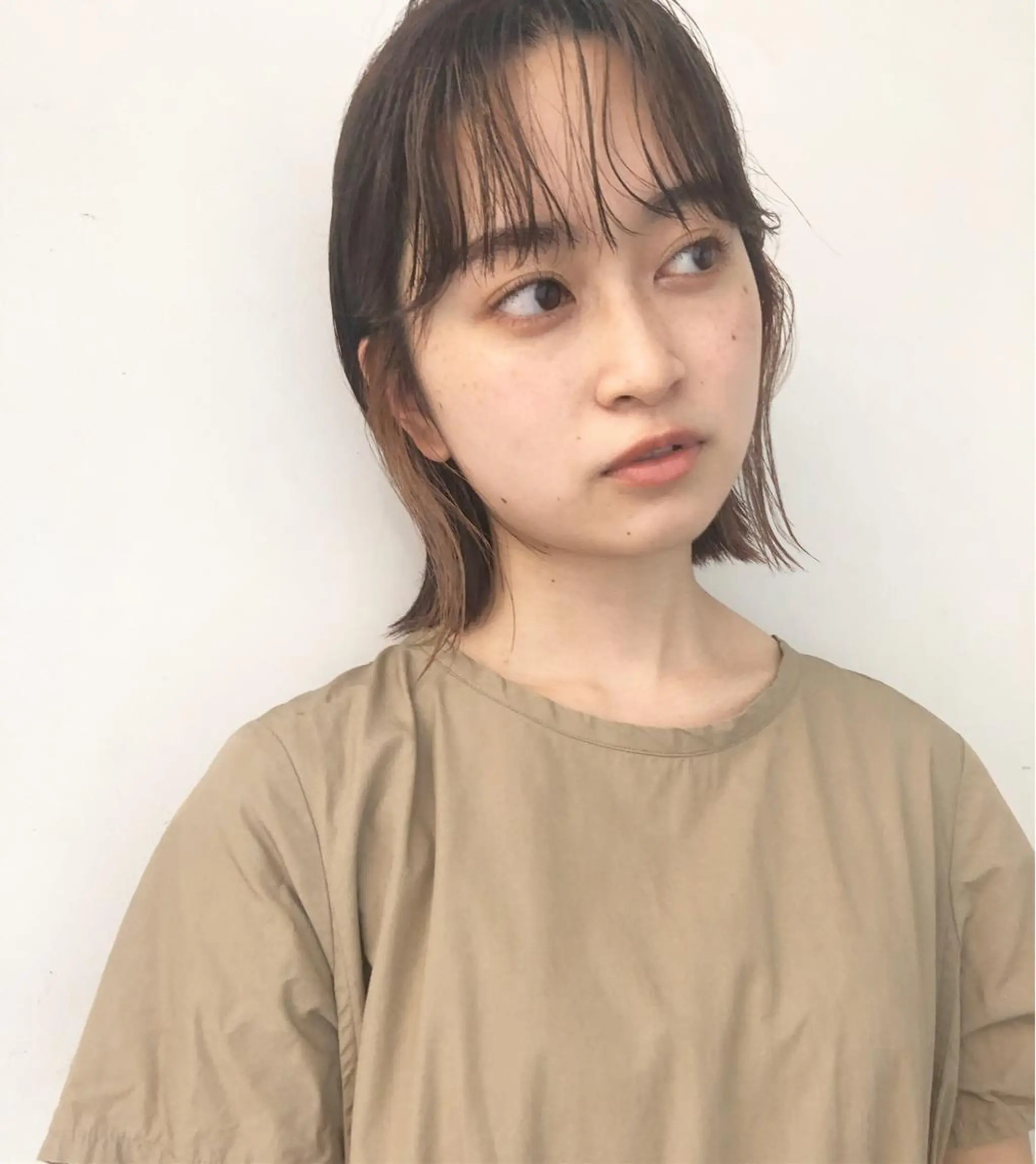 ミディアム カラー 下北沢 soiのヘアスタイル