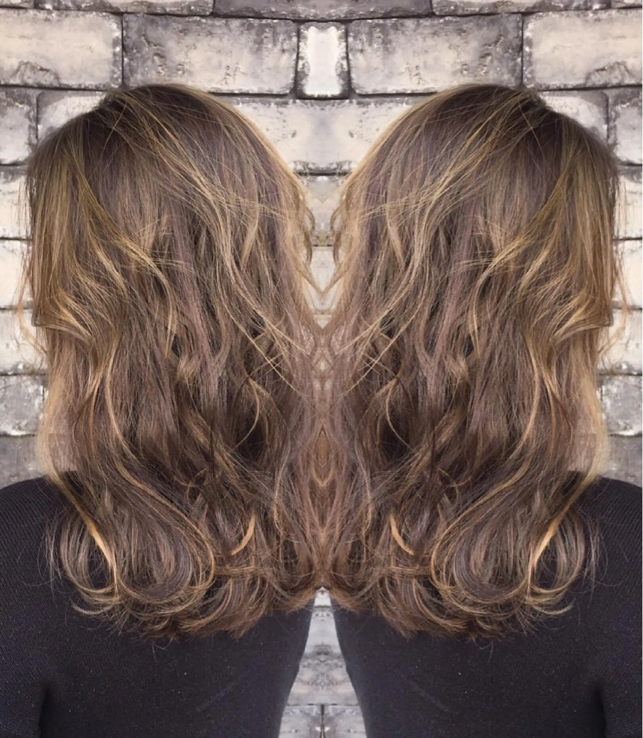 セミロング 3Dハイライト 外国人風カラー ハイライト ヘアカラー トリートメント ヘアセット ❤️千葉県代表❤️ 店長❤️柿本翔一朗のヘアスタイル