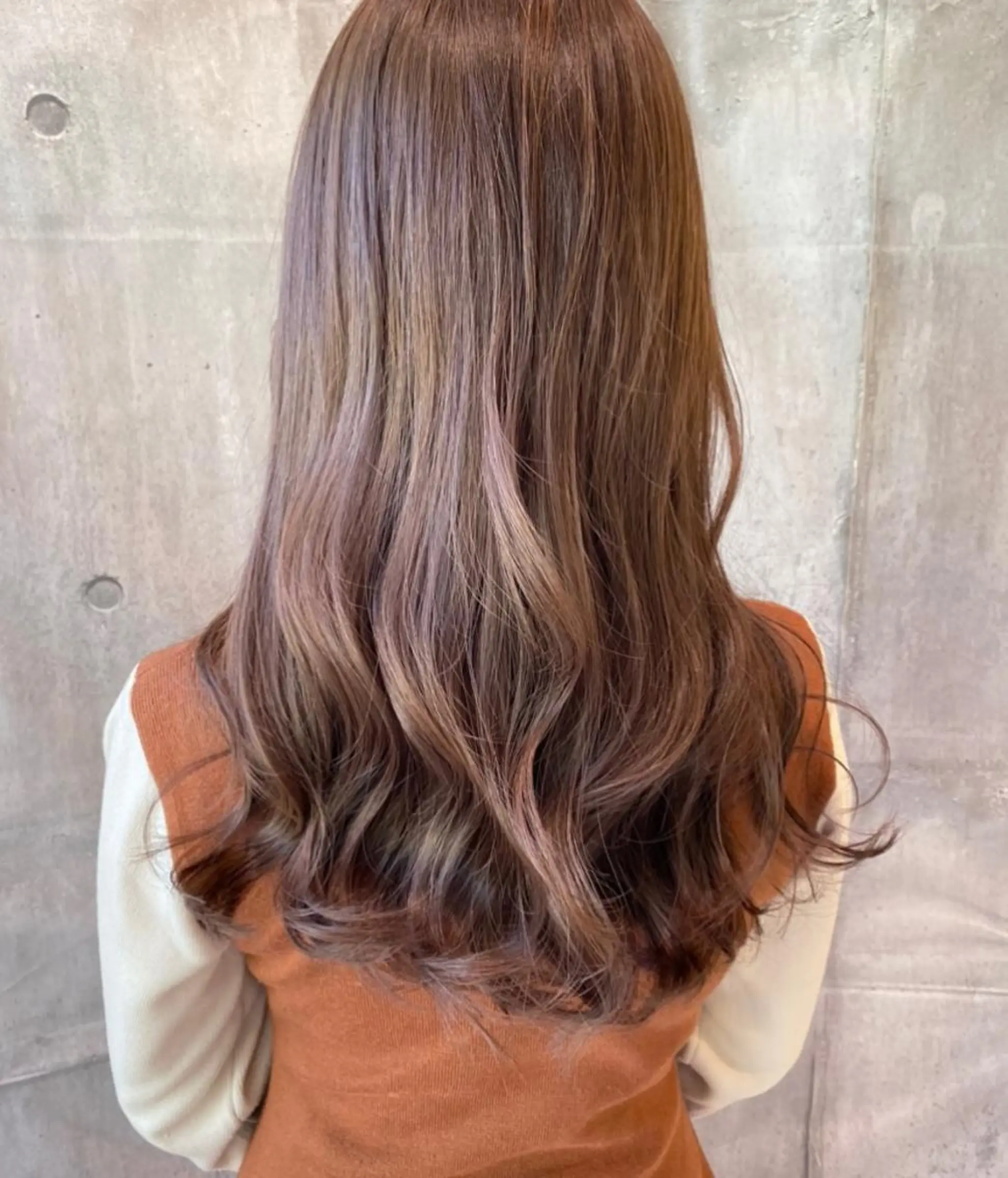 ロング カラー HOLON池袋所属・ウルフカット ハッシュカット/七海のヘアスタイル