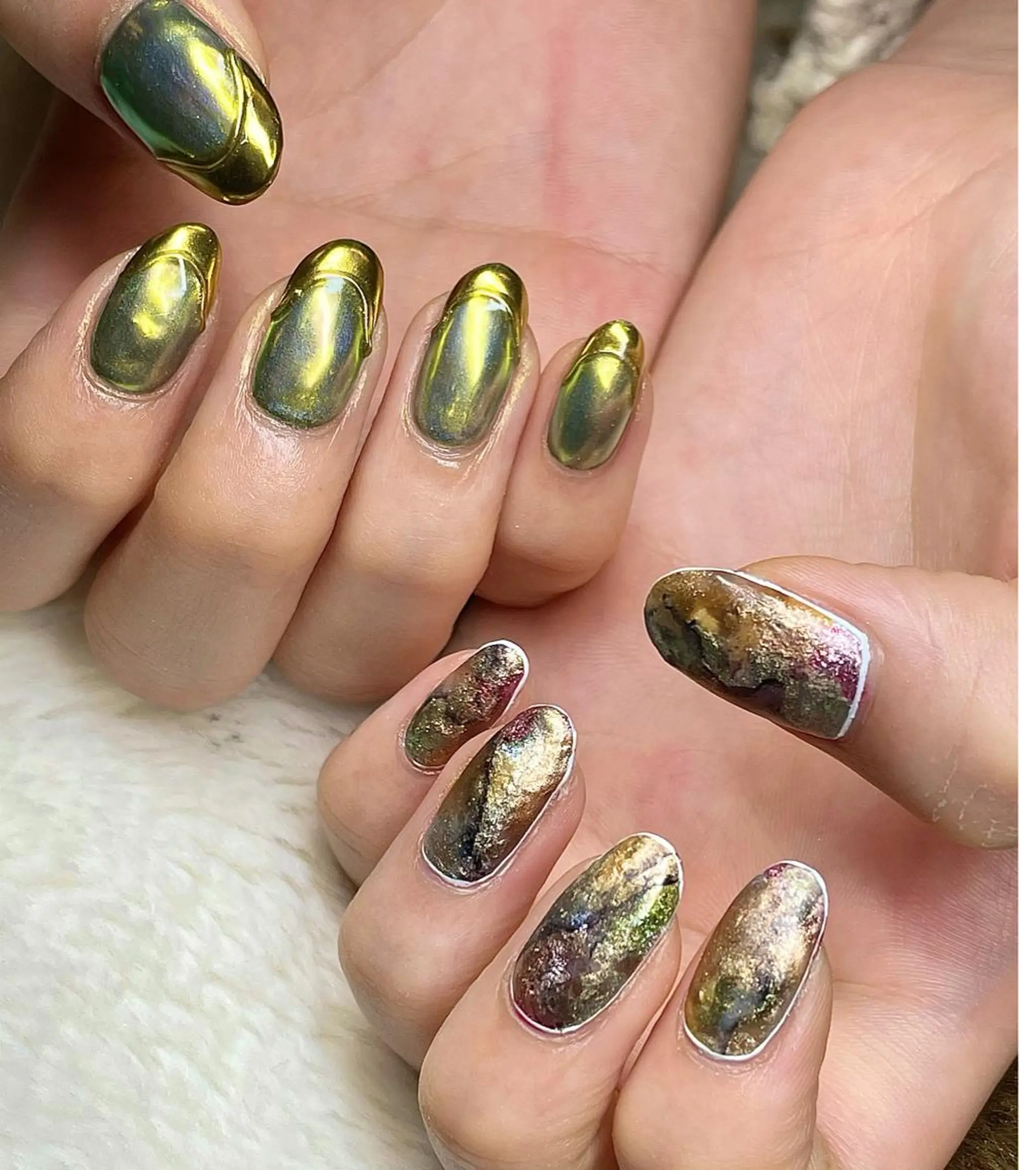 セミロング カラー パーマ ヘアアレンジ メンズ キッズ ネイル マツエク・マツパ nail&eye Aoのマツエク・マツパデザイン