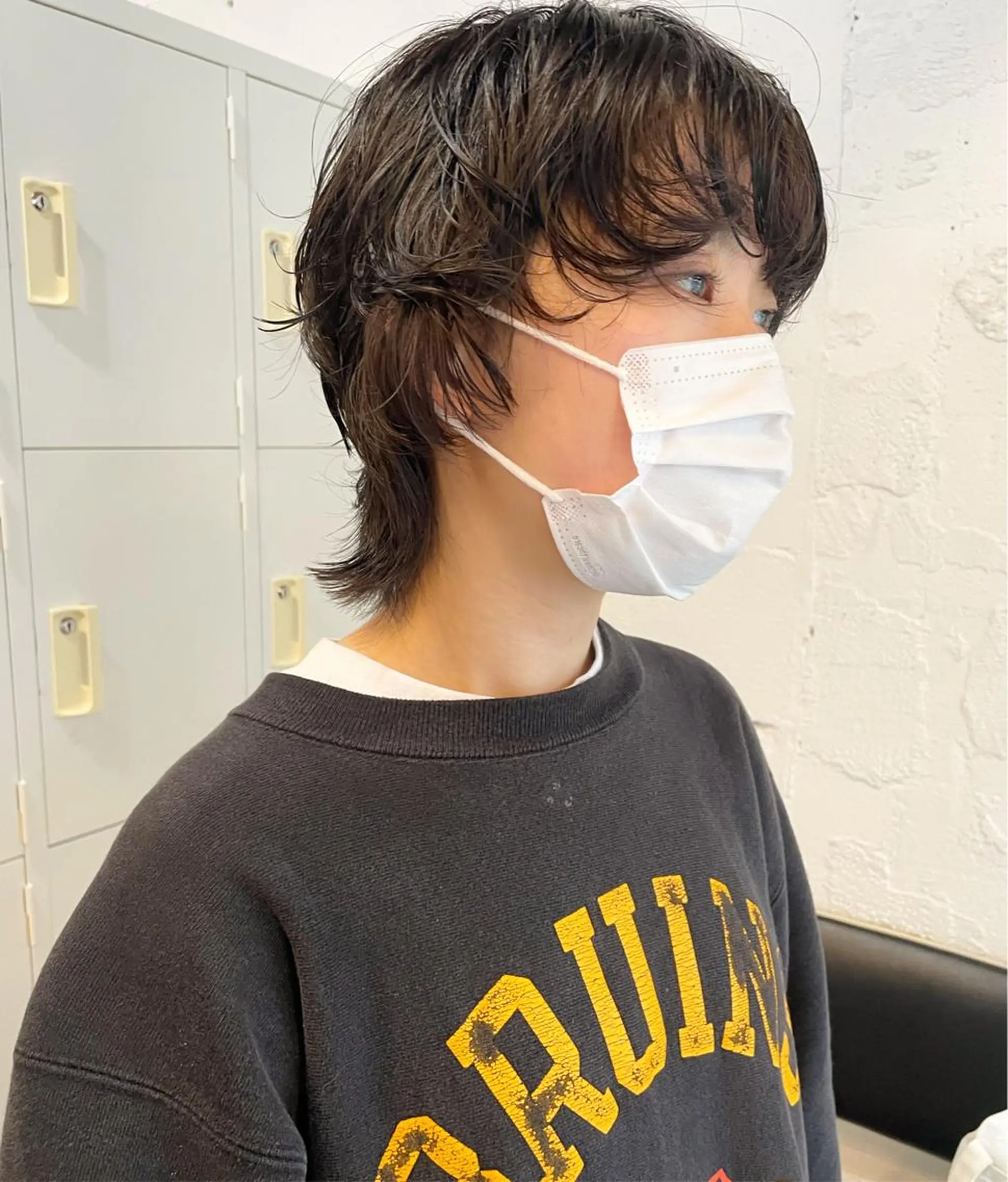 ショート カラー パーマ satsuki 暖色・ブラウンカラーのヘアスタイル