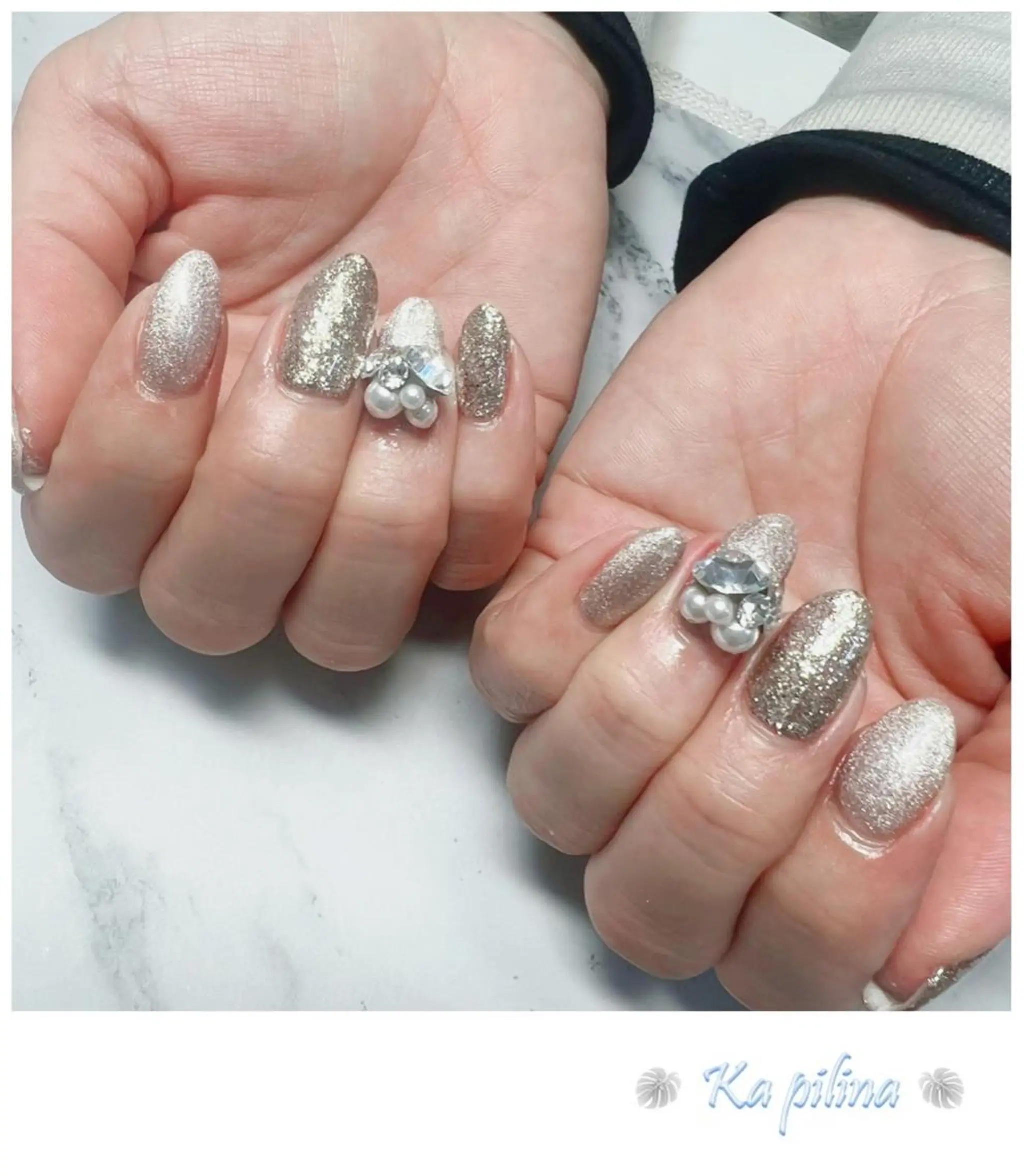 ネイル マグネットネイル Nail salon Ka pilinaのネイルデザイン