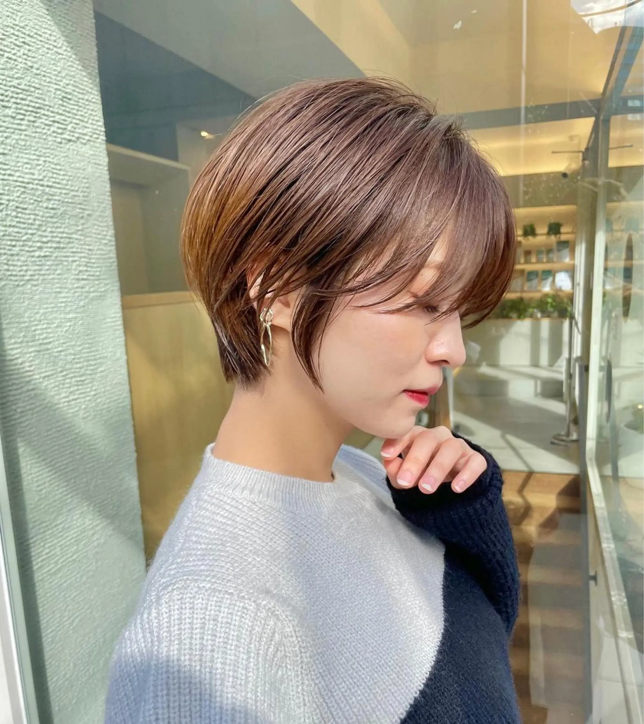 ショート カラー ショートボブ ボブ ショートヘア mee.表参道所属・ボブ/ショート /パーマ/shinのヘアスタイル