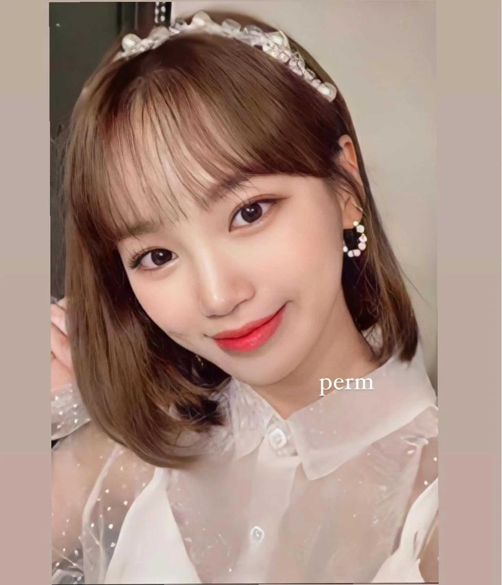 パーマ ♡レイヤー/ボブ 透明感/うらら♡のヘアスタイル