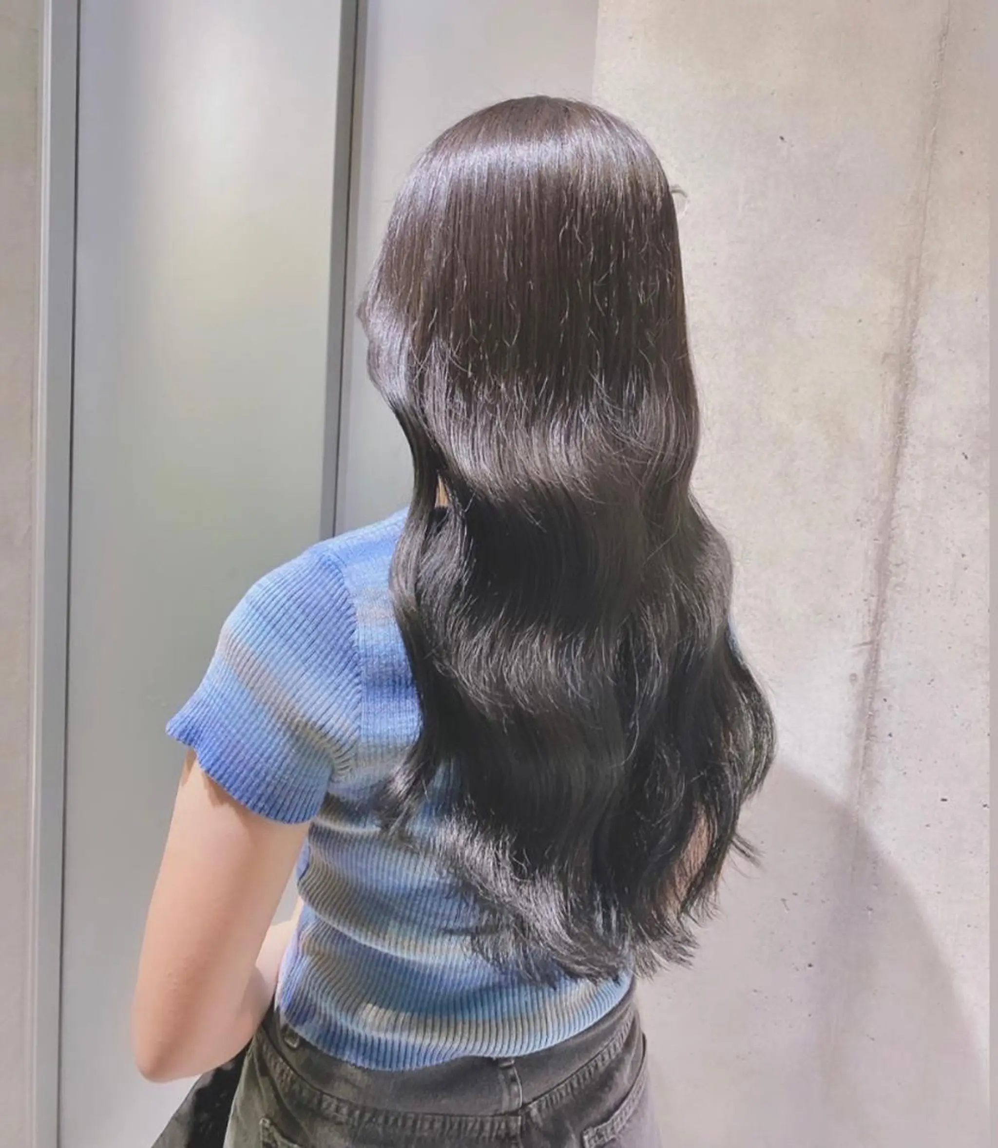 セミロング カット ヘアカラー トリートメント 🌫️大人韓国ヘア 🌫️naoyaのヘアスタイル