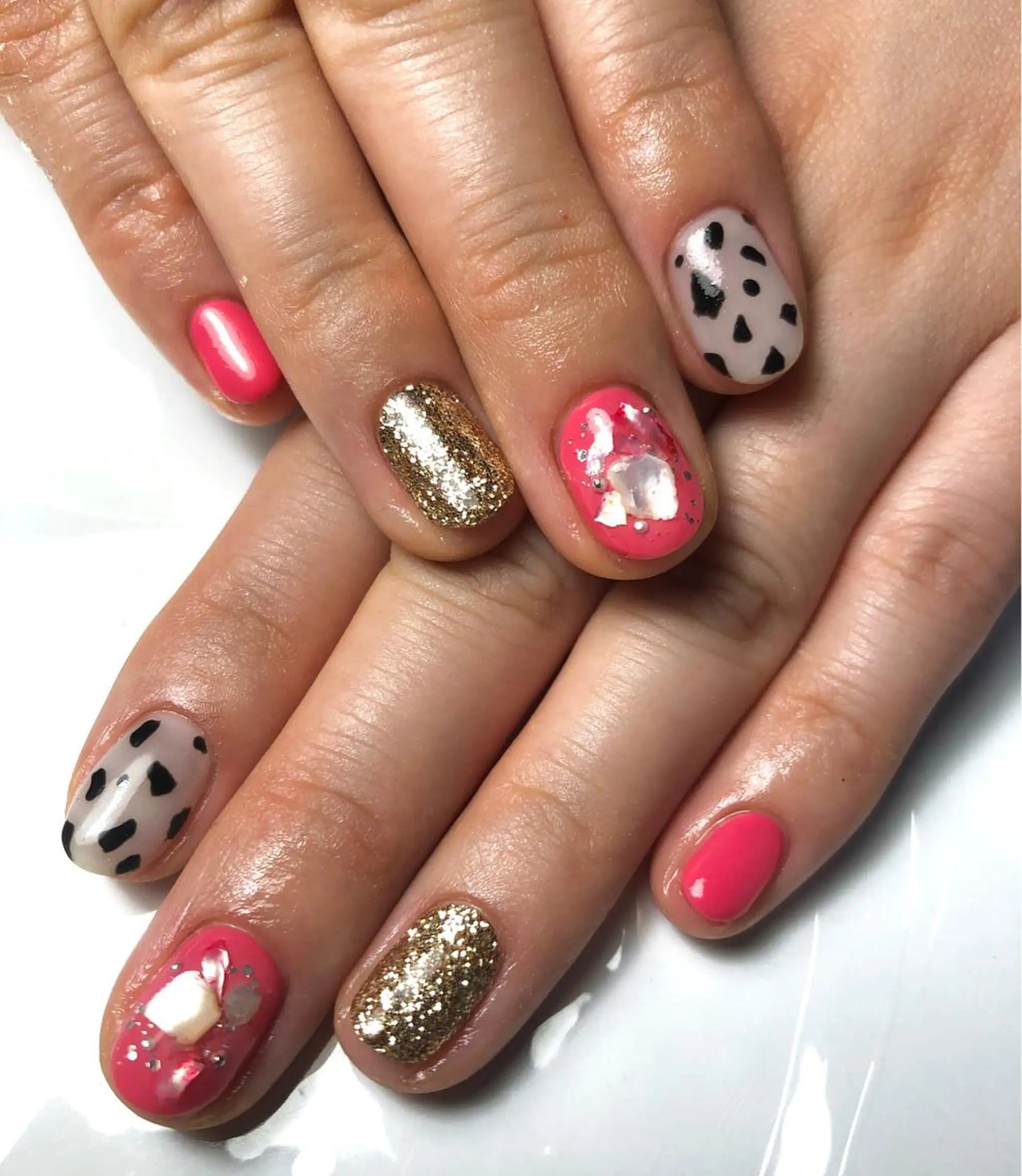 ショート ハンドネイル lune nail_2017のその他イメージ