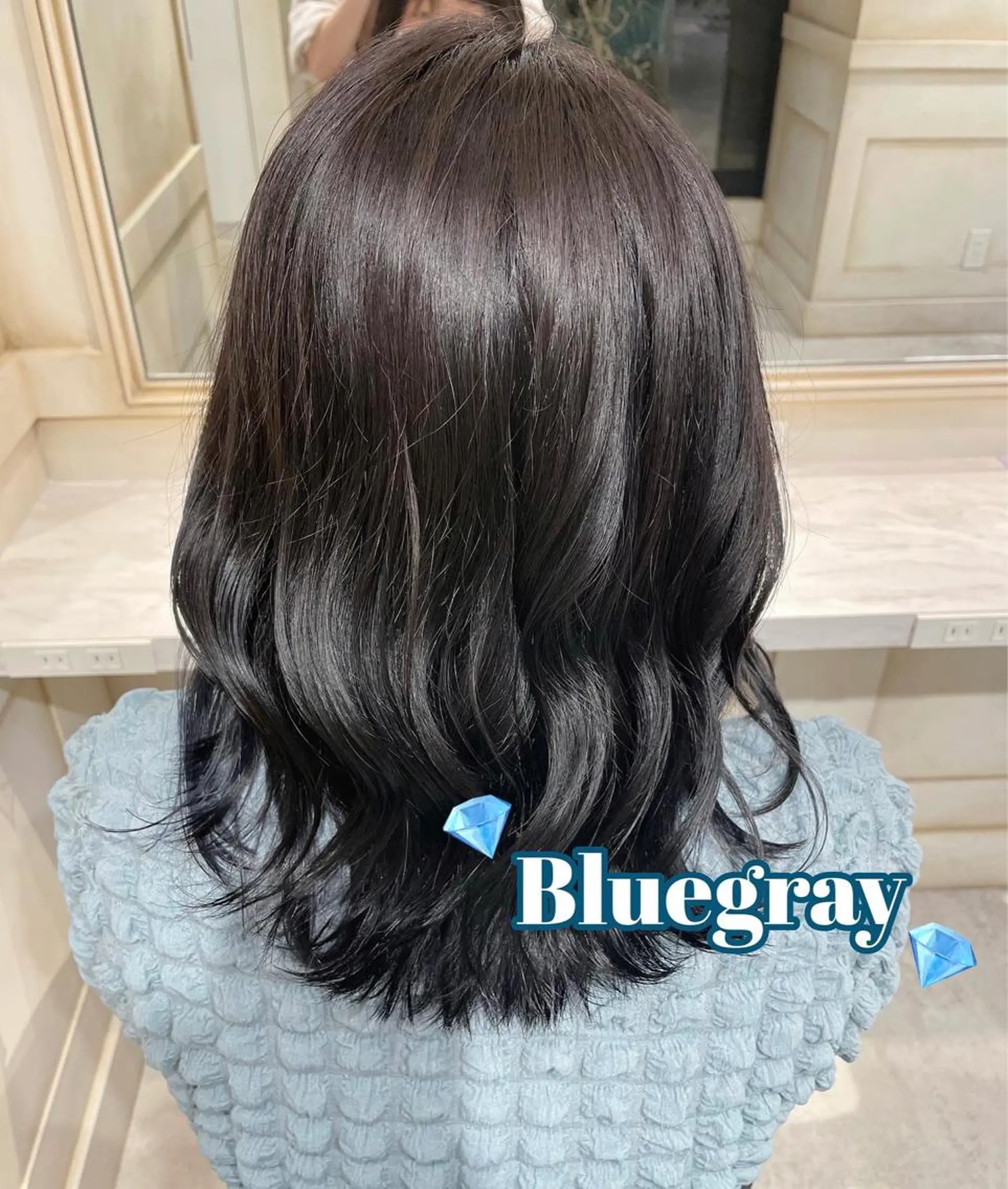 セミロング カラー イヤリングカラー 🌷ピンク/韓国風 暖色カラー ゆい🌷のヘアスタイル