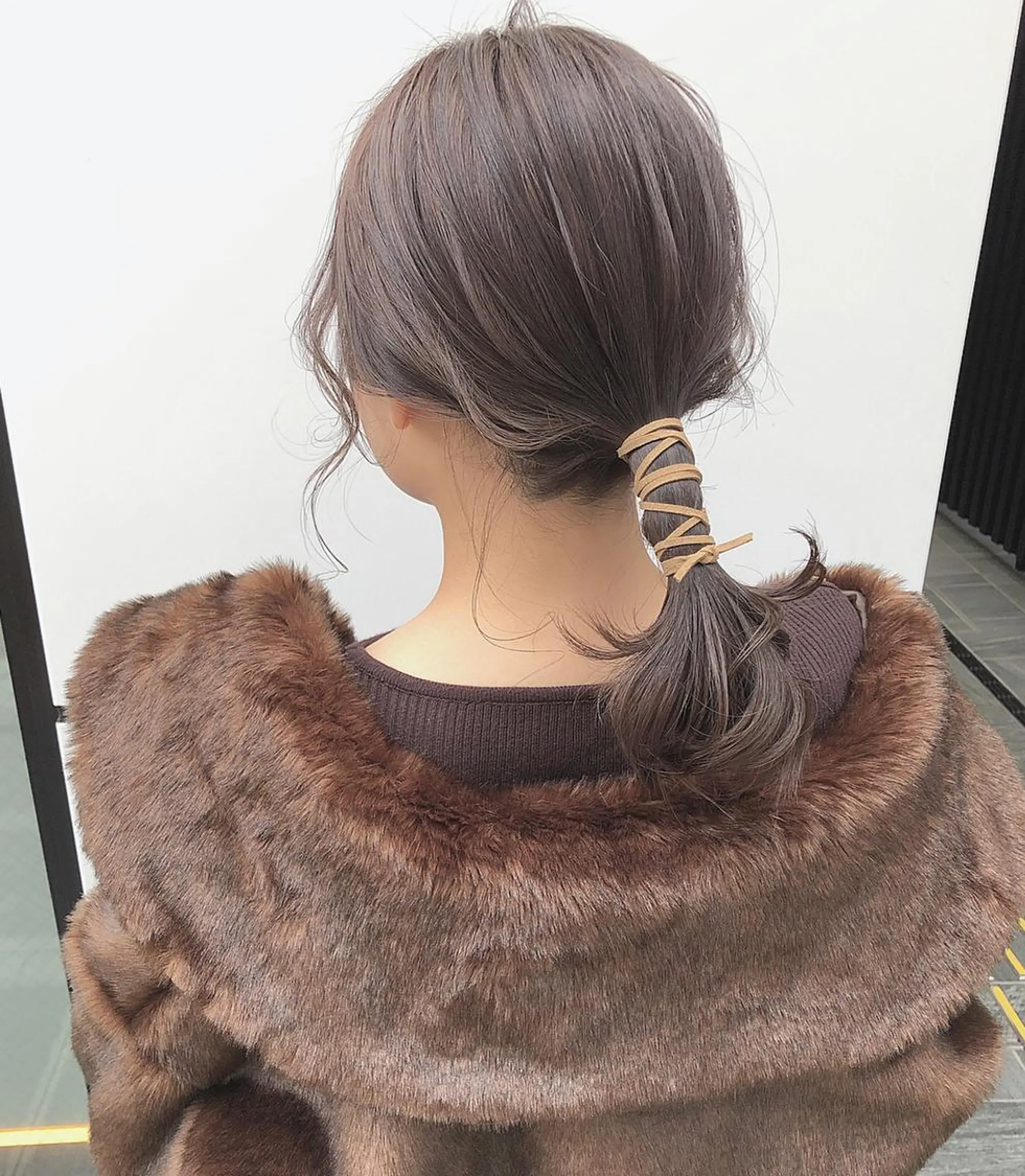 セミロング カラー ヘアアレンジ ショコラグレージュ グレージュ autre所属・大久保 ひでなりのヘアスタイル