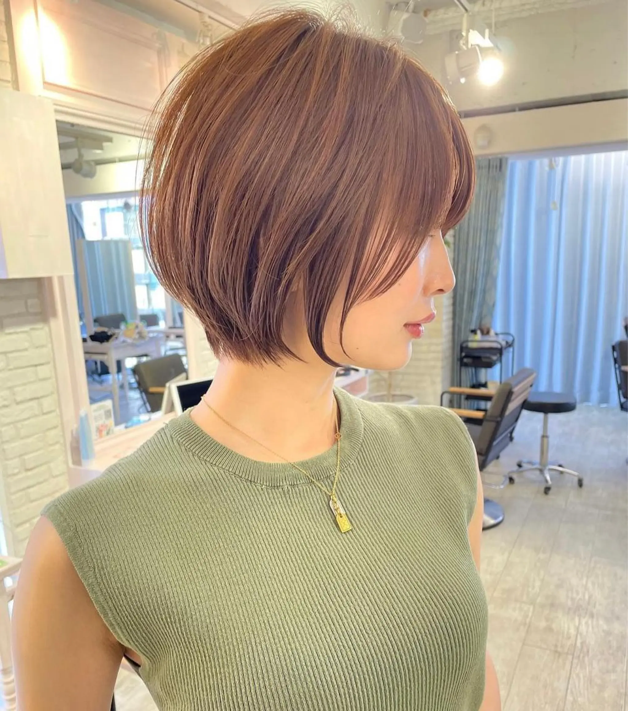 ショート 似合わせショート🌿 ボブ🫧 乾辺真悠子のヘアスタイル