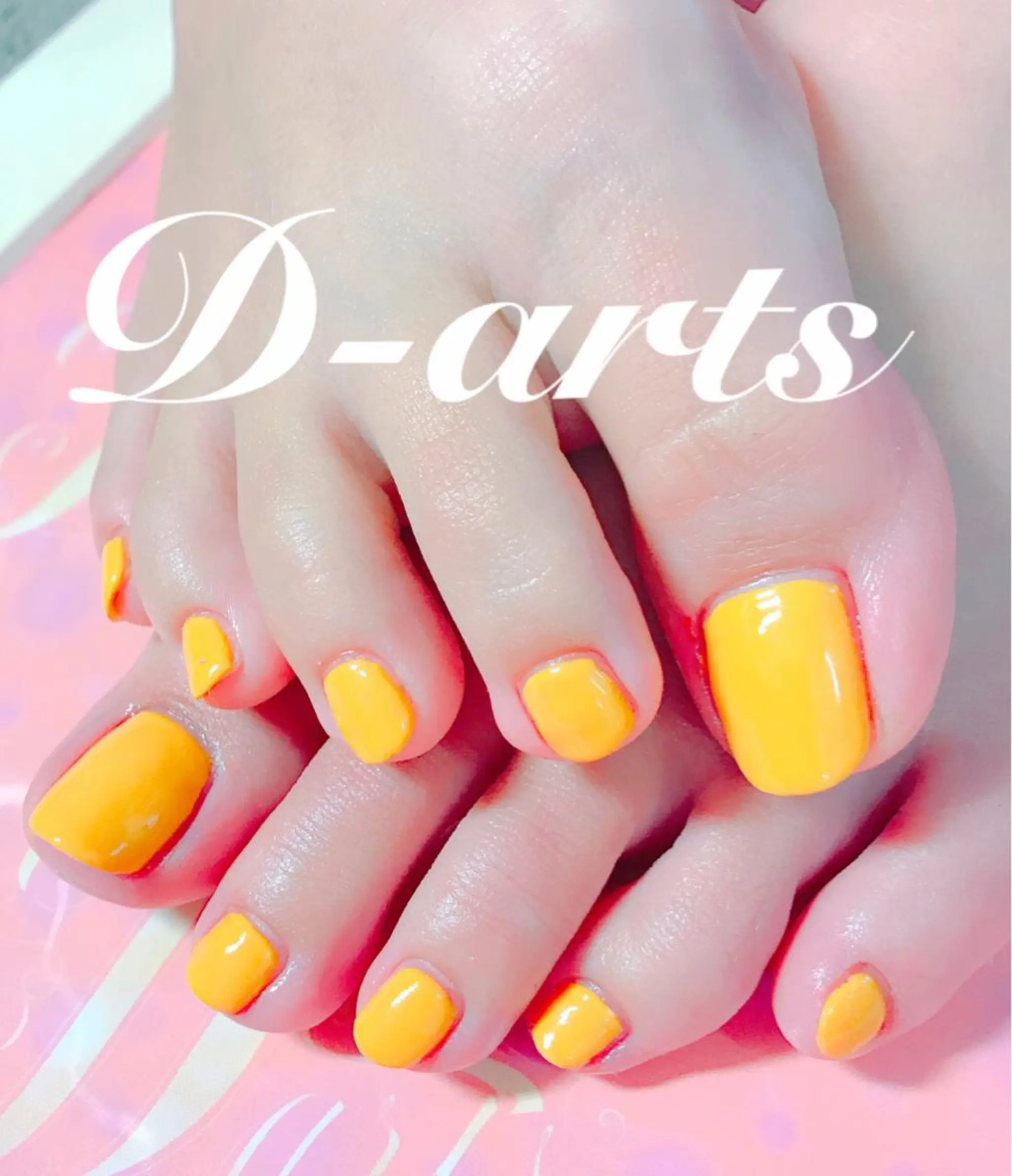 ネイル フットネイル ワンカラーネイル シンプルネイル S&S 村田小百合のネイルデザイン