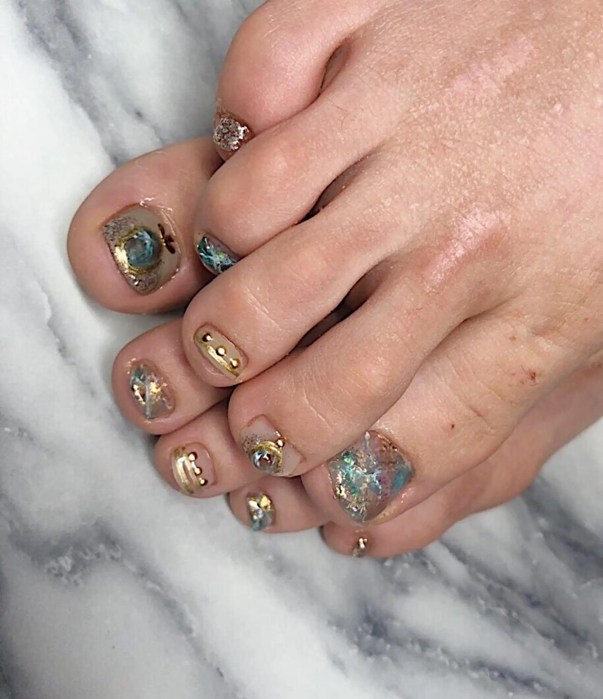 ネイル フットネイル ND  NAIL Ayakaのネイルデザイン