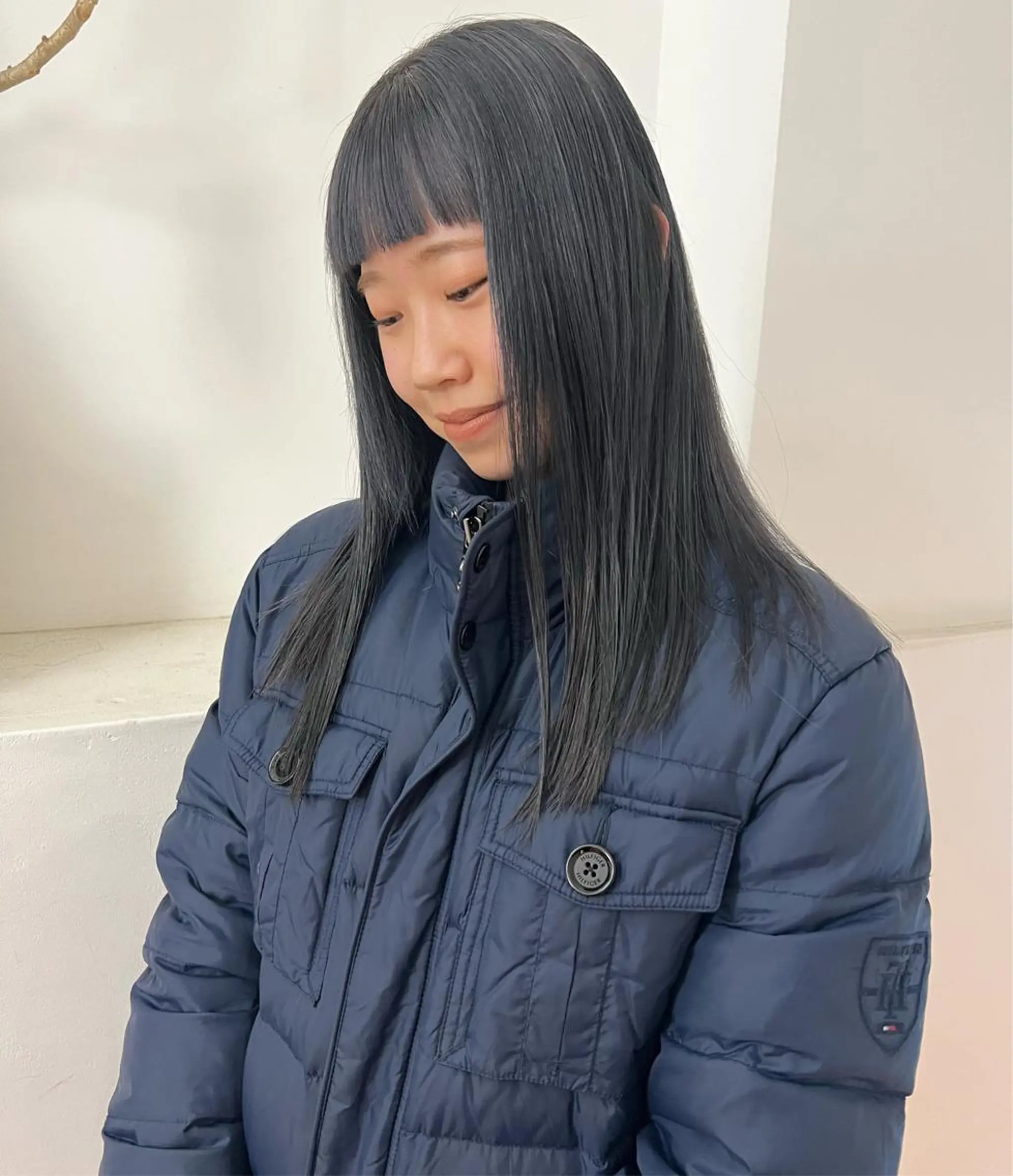 ロング カラー ハイライトカラー ハイライト オン眉 顔周りカット/透明感 カラー✂️MEIのヘアスタイル