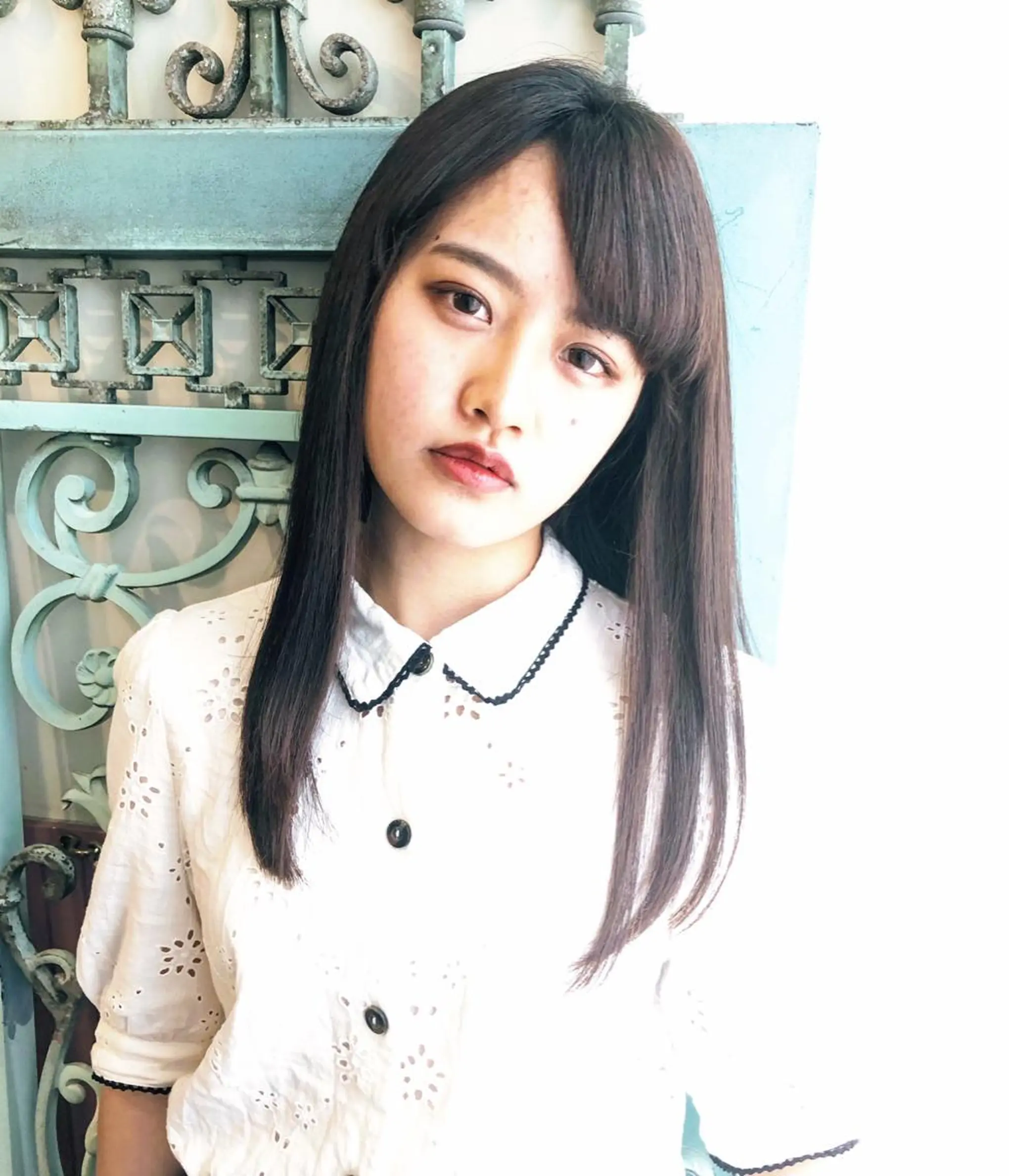 セミロング カラー パーマ ヘアアレンジ カット 縮毛矯正 表参道Lise おおいしおりのヘアスタイル