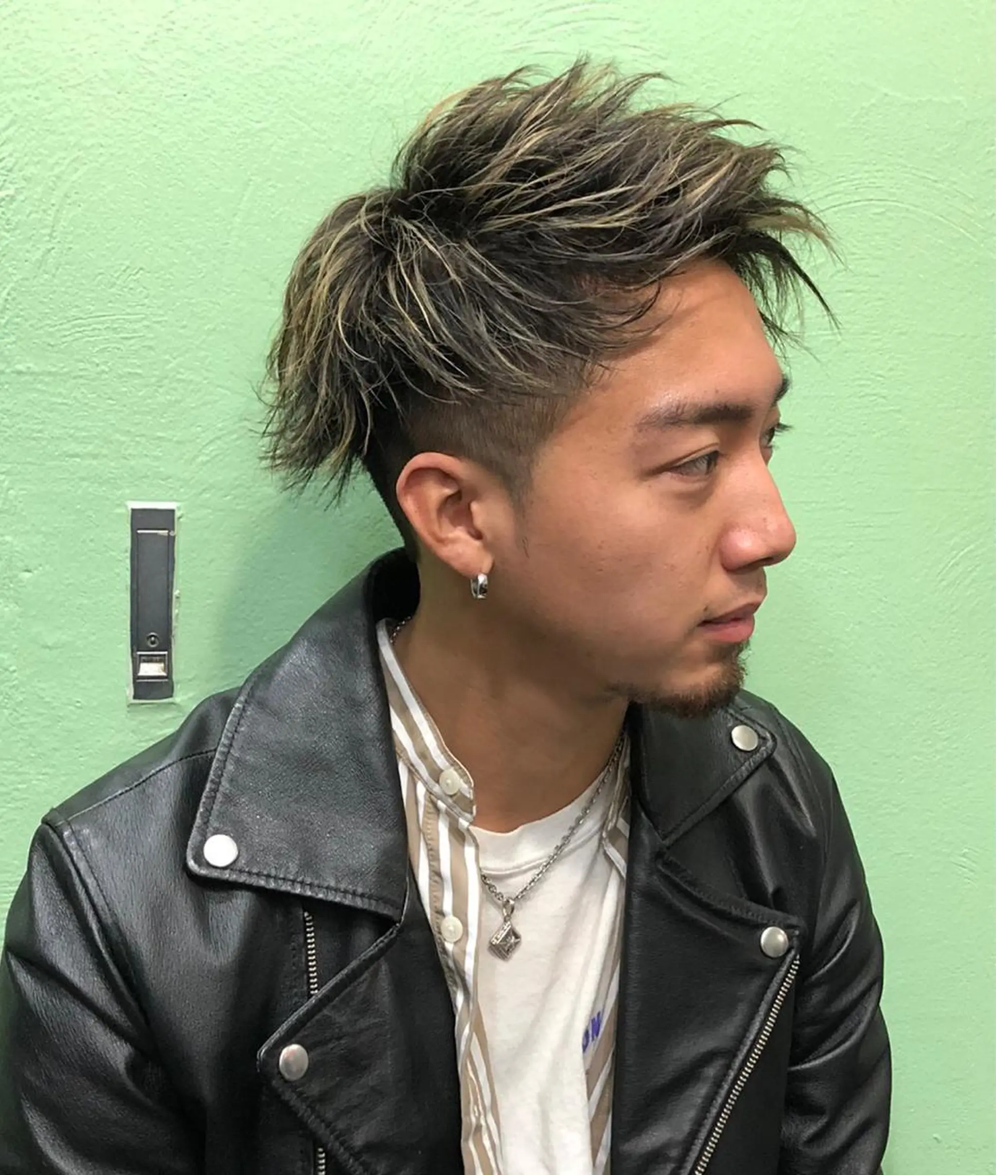 カラー メンズ Le'a所属・渋谷/フェード/ 國分 翔のヘアスタイル