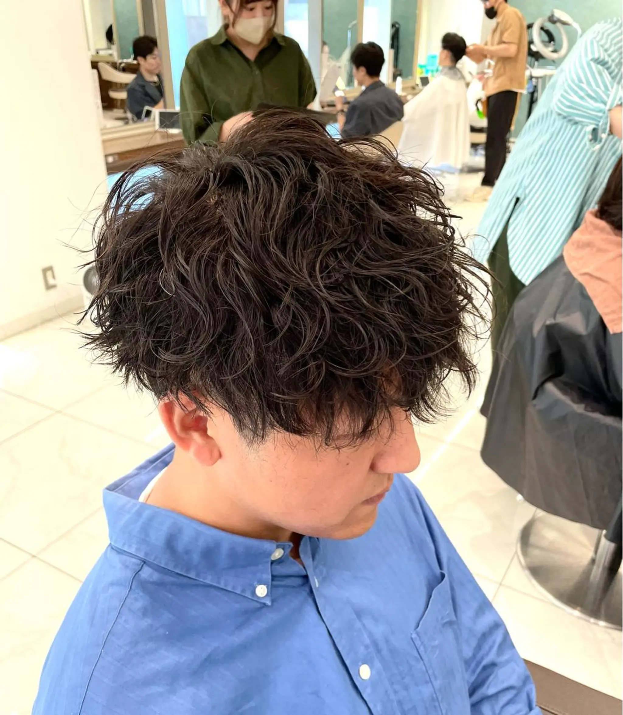 ショート パーマ メンズ 【メンズ特化】 池田大成✂︎のヘアスタイル