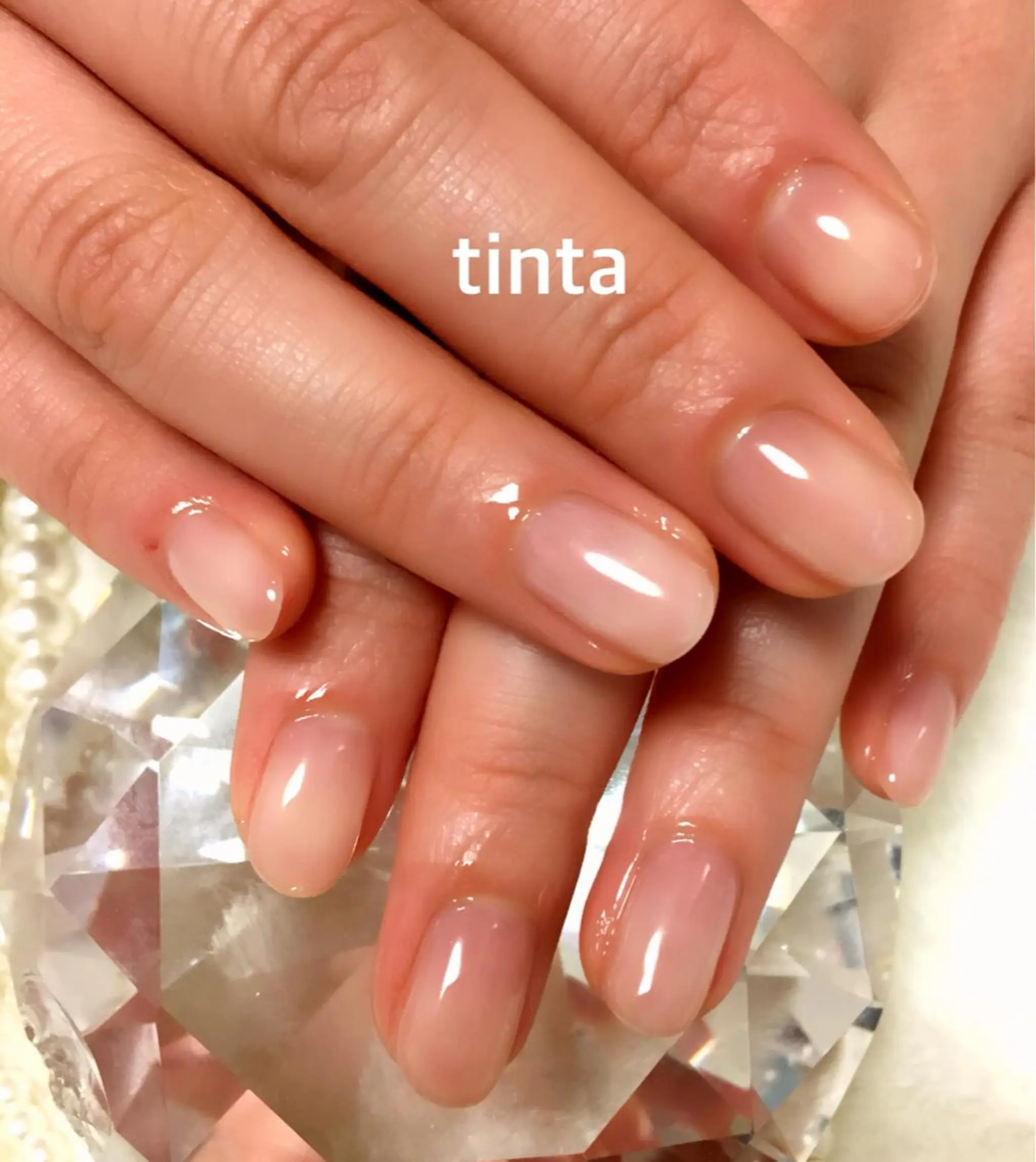 ネイル クリアネイル ネイルサロン ティンタ所属・馬場 典子のネイルデザイン