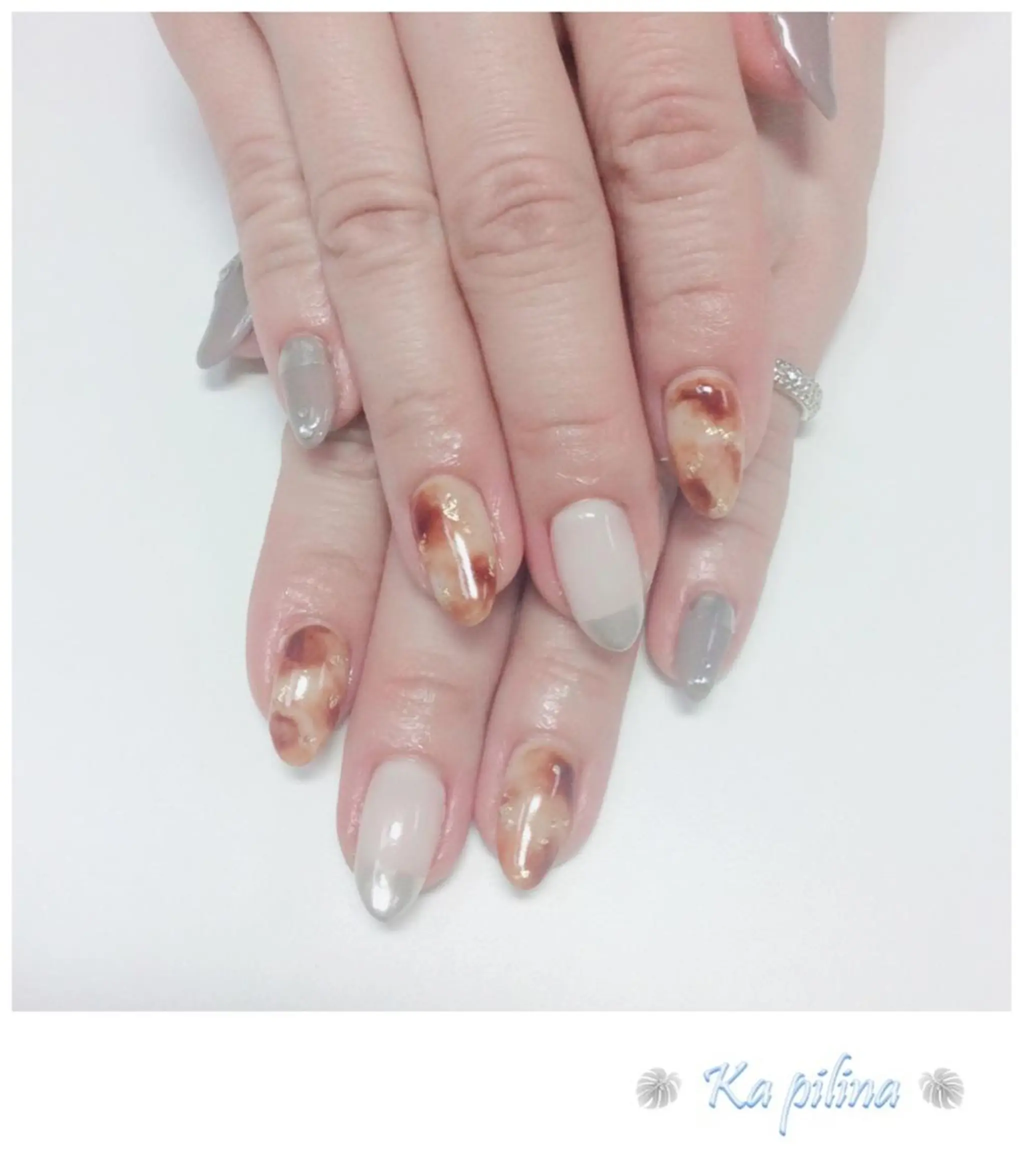 ネイル ミラーネイル Nail salon Ka pilinaのネイルデザイン