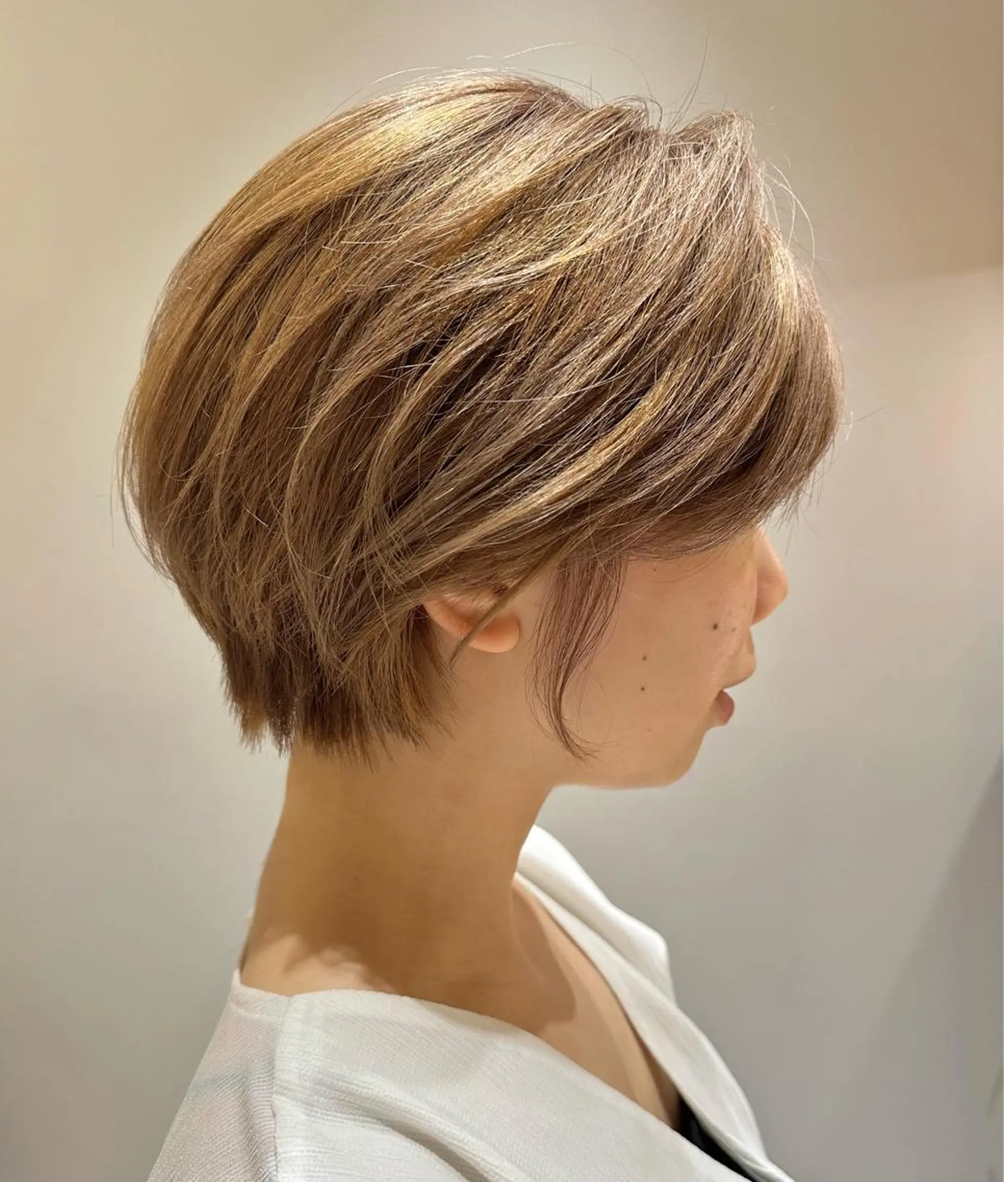 ショート カラー やました りの☁のヘアスタイル