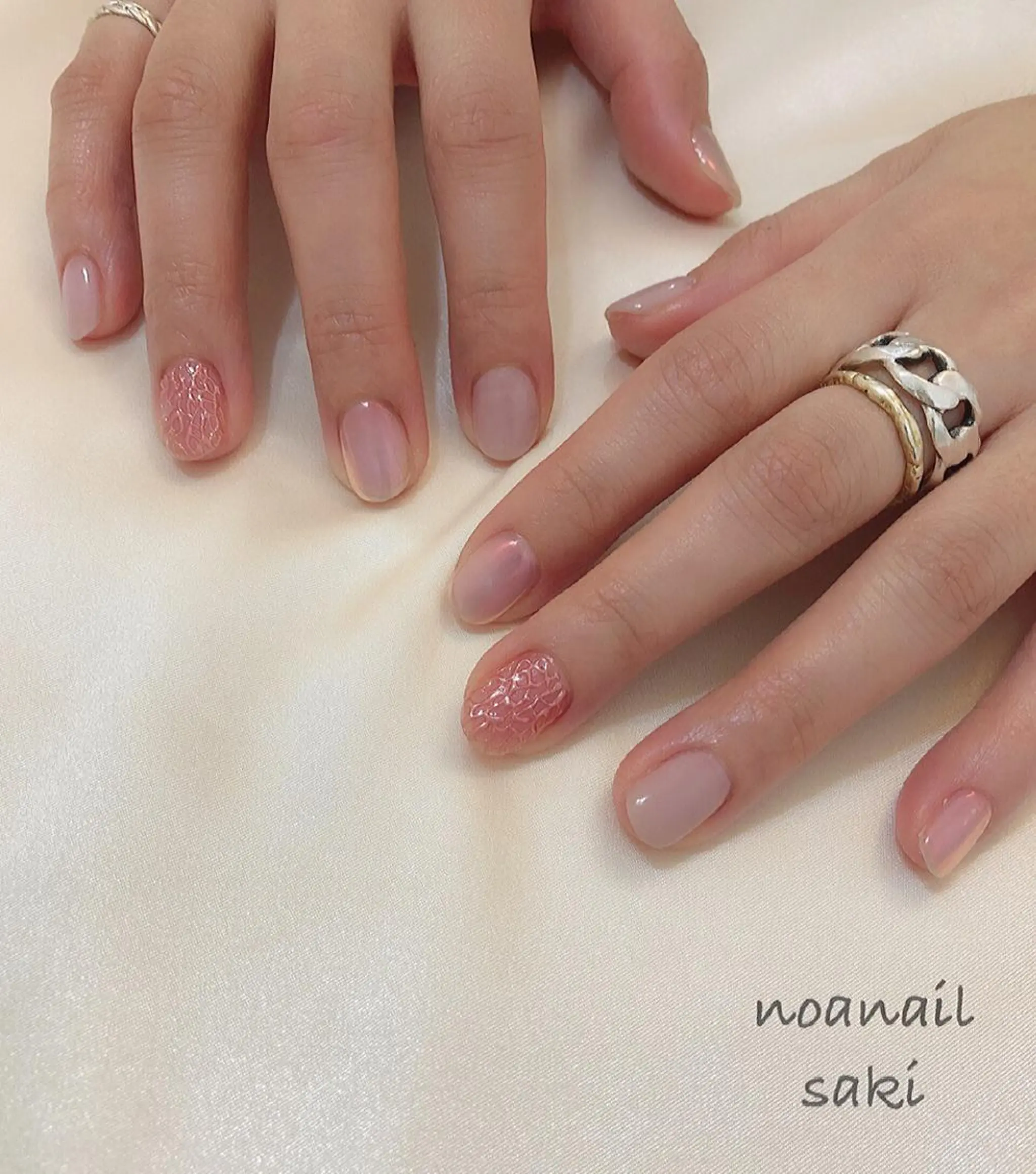 ネイル アートネイル オーロラネイル ジェルネイル ミラーネイル ニュアンスネイル nailsalon noa所属・nailist sakiのネイルデザイン