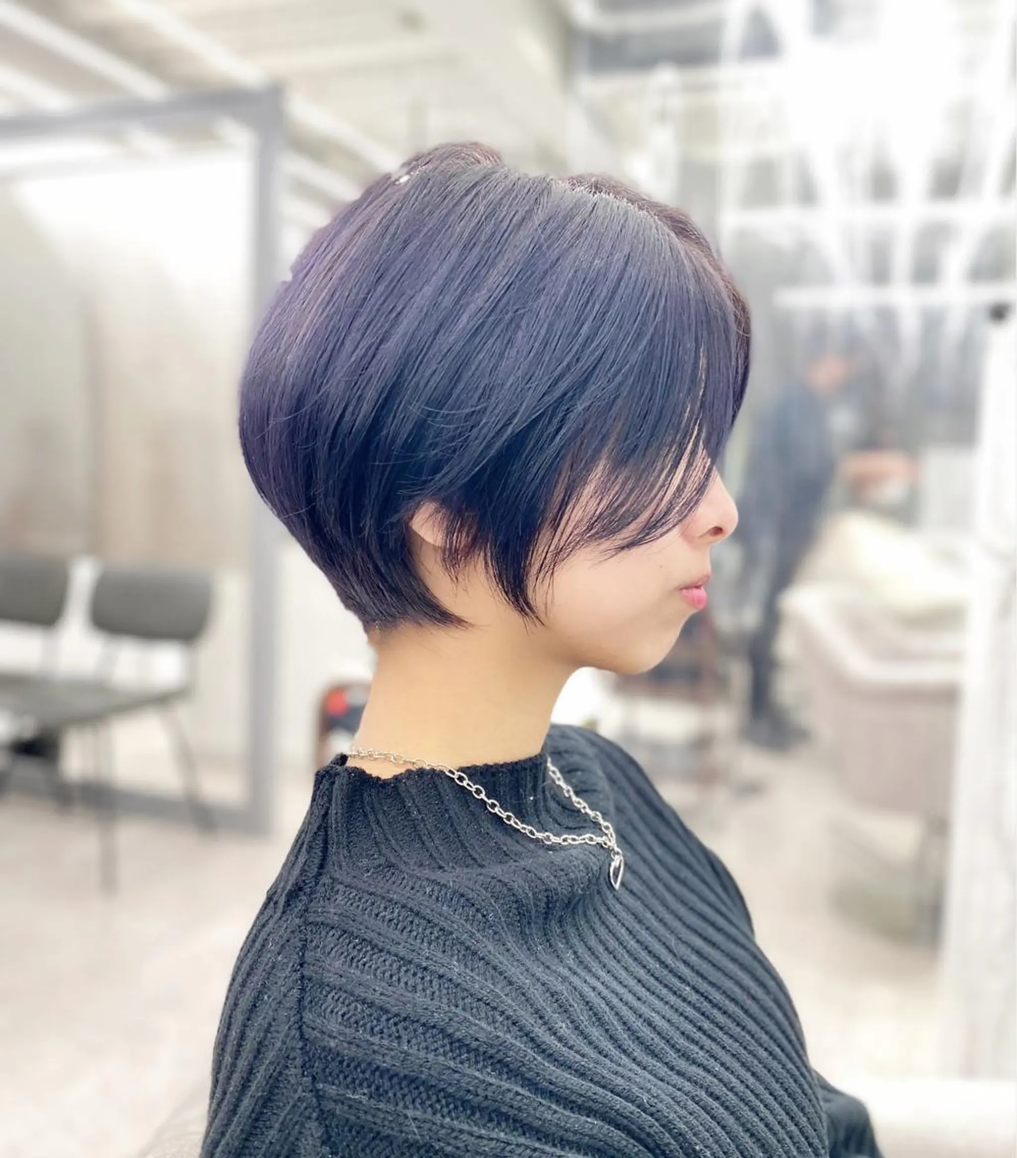 ショート 京都レイヤーカット/ 縮毛矯正/羽柴りくのヘアスタイル