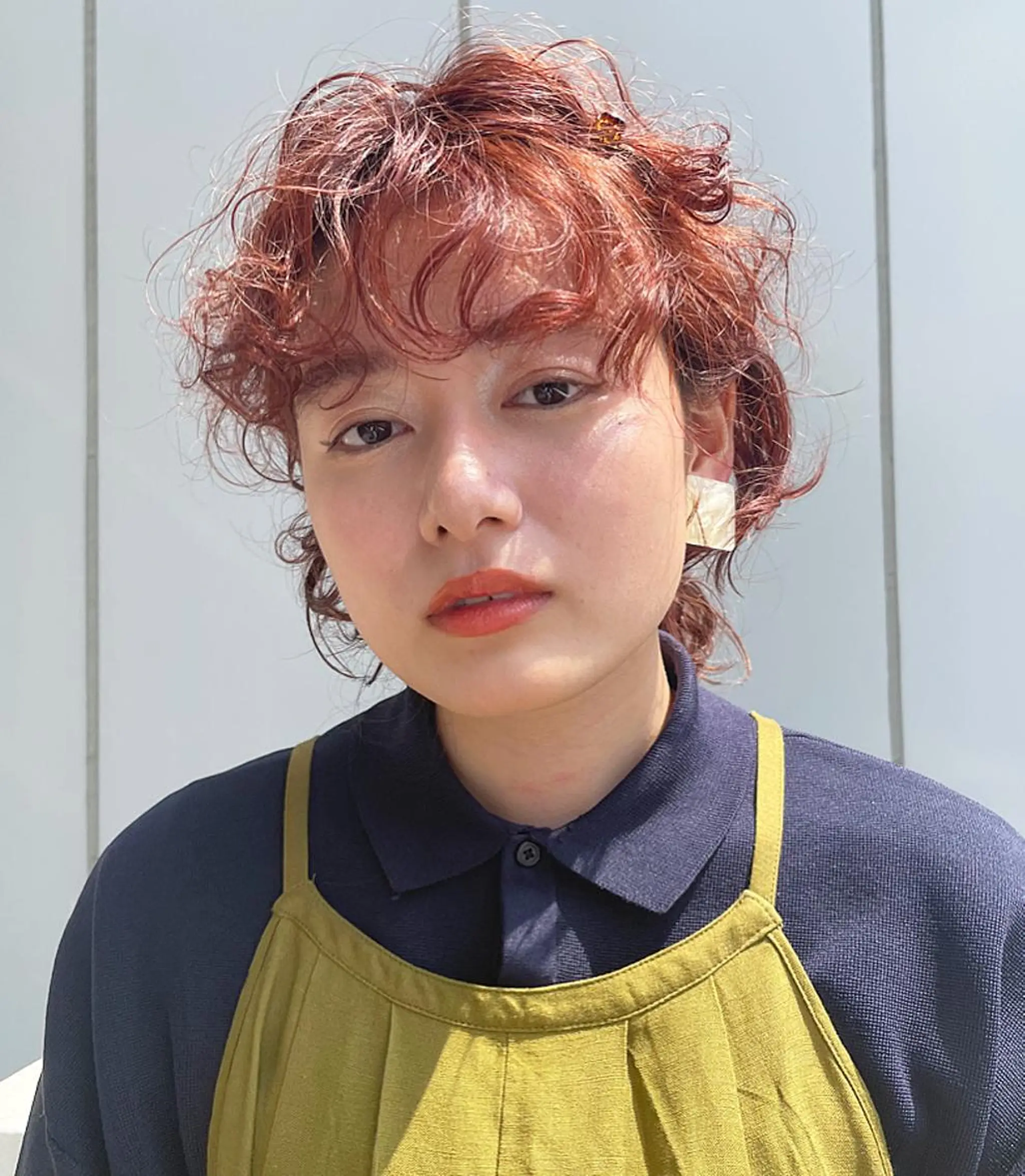 セミロング パーマ 斉藤 瑞恵のヘアスタイル