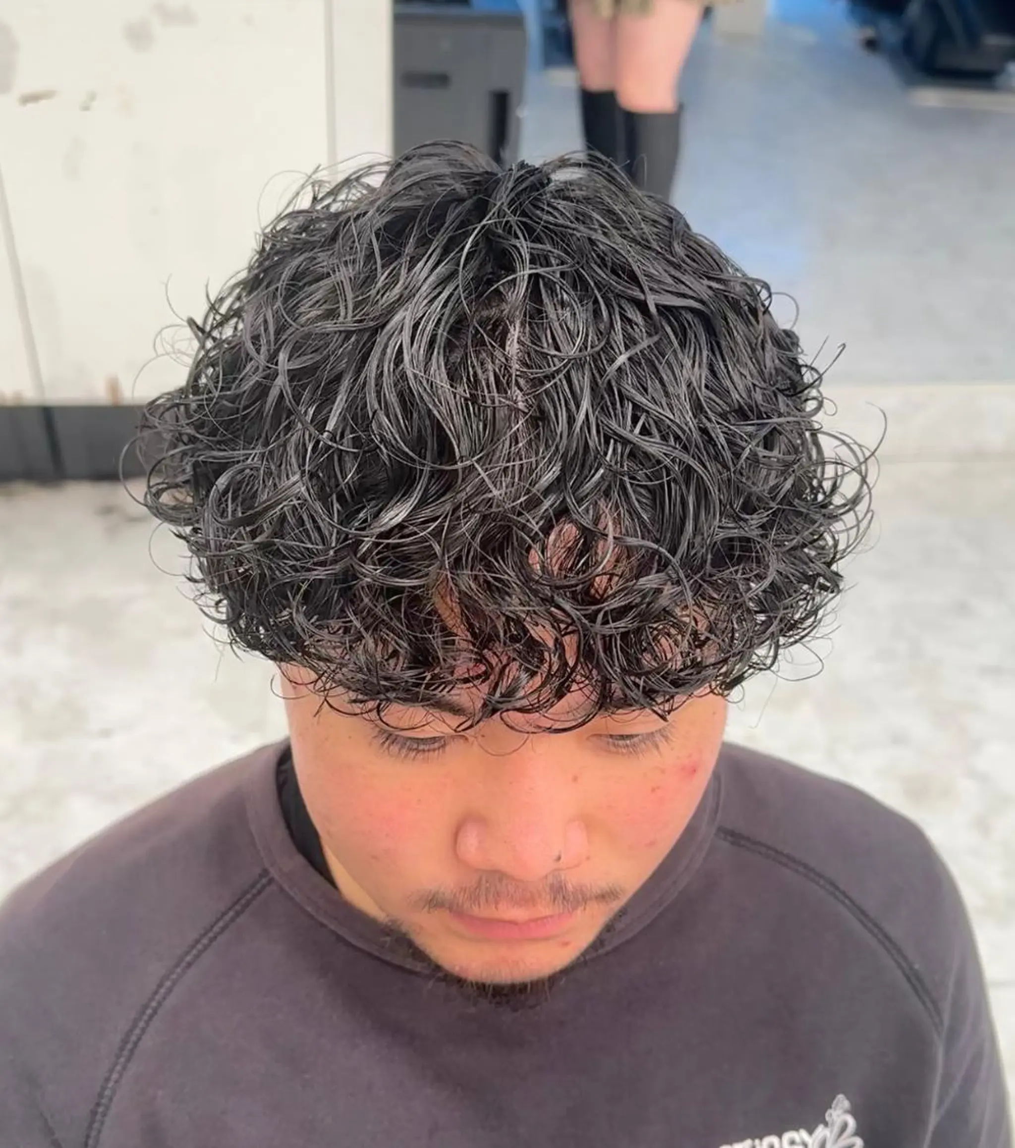 パーマ メンズ メンズパーマ スパイラルパーマ 新世代パーマ⚡️ の達人トモ⚡️のヘアスタイル