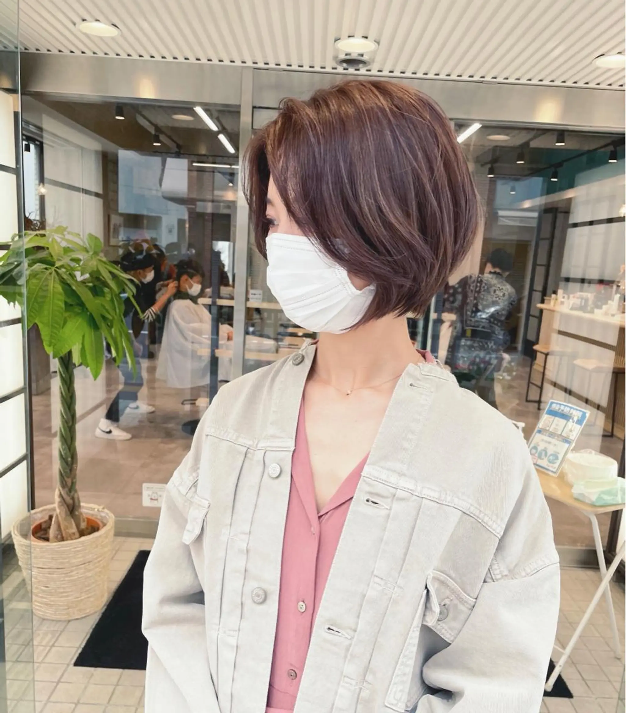 ショート カラー ショートヘア 小顔カット ヘアカラー circus by KENJE 町田店のヘアスタイル