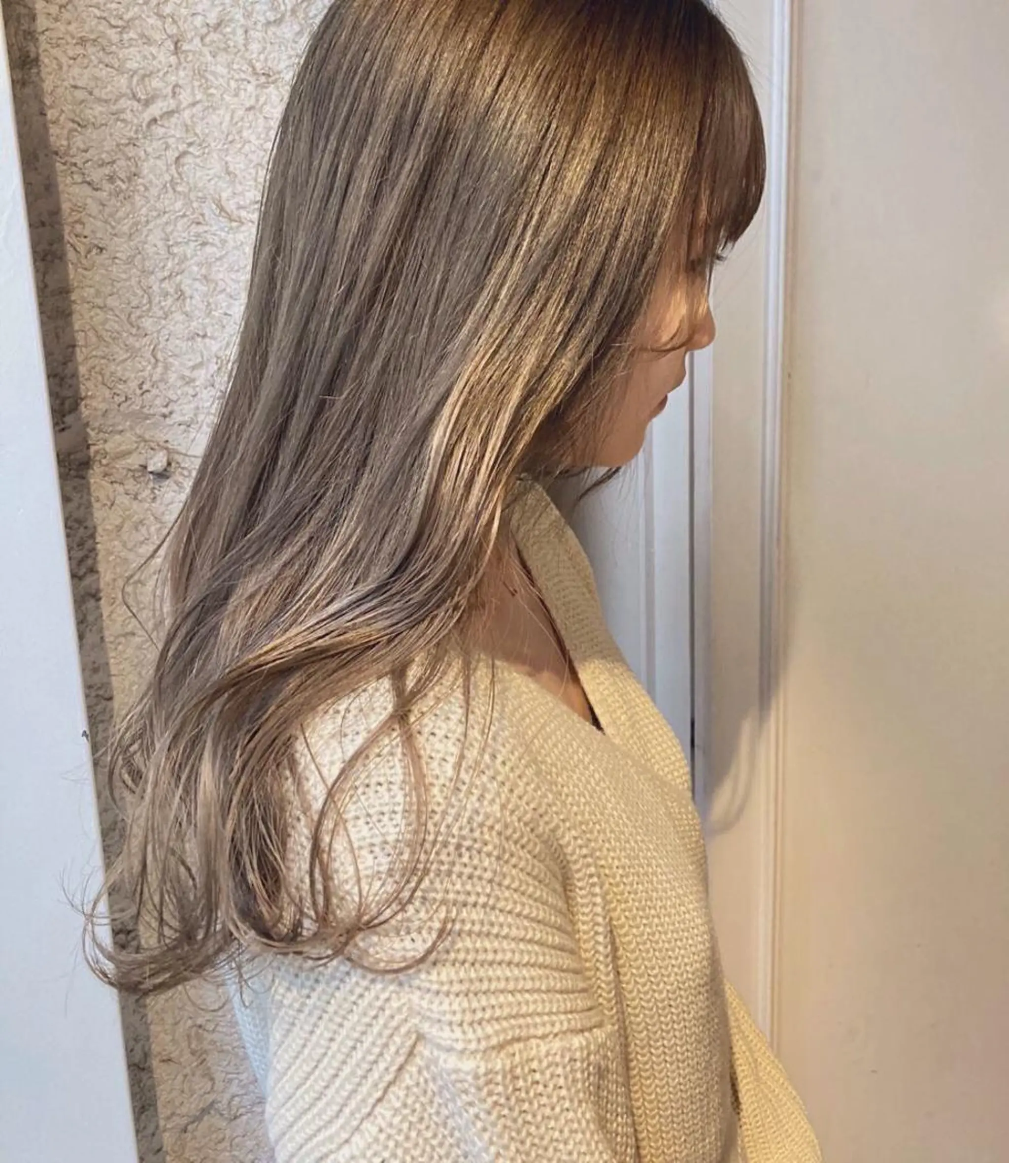 ロング カラー ヘアアレンジ 🤎艶髪×透明感🤎 【𝙔𝙐𝙕𝙐】のヘアスタイル