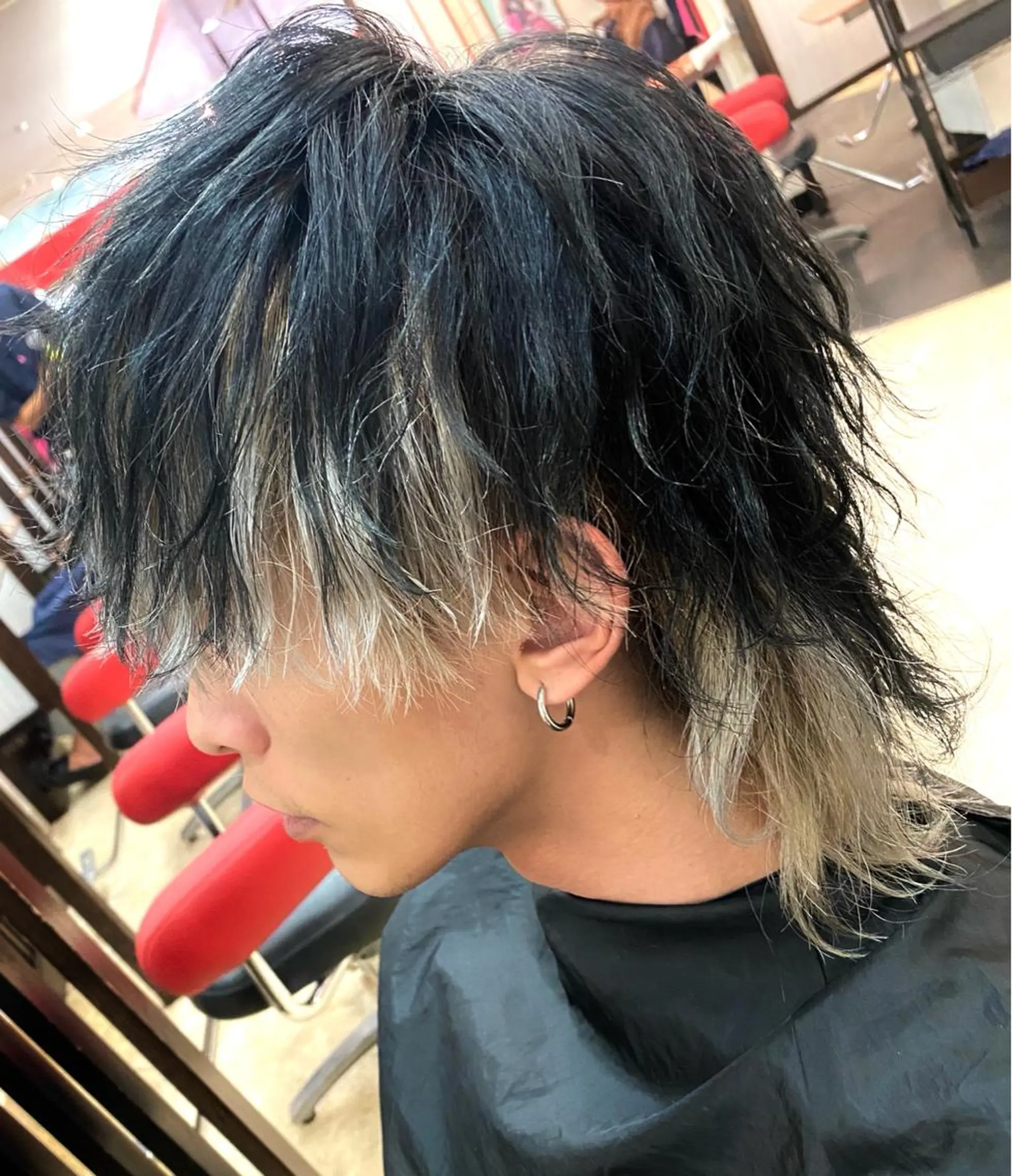 ショート カラー ヘアアレンジ メンズ 🐺ウルフの神🐺 /カラー/けいすけのヘアスタイル