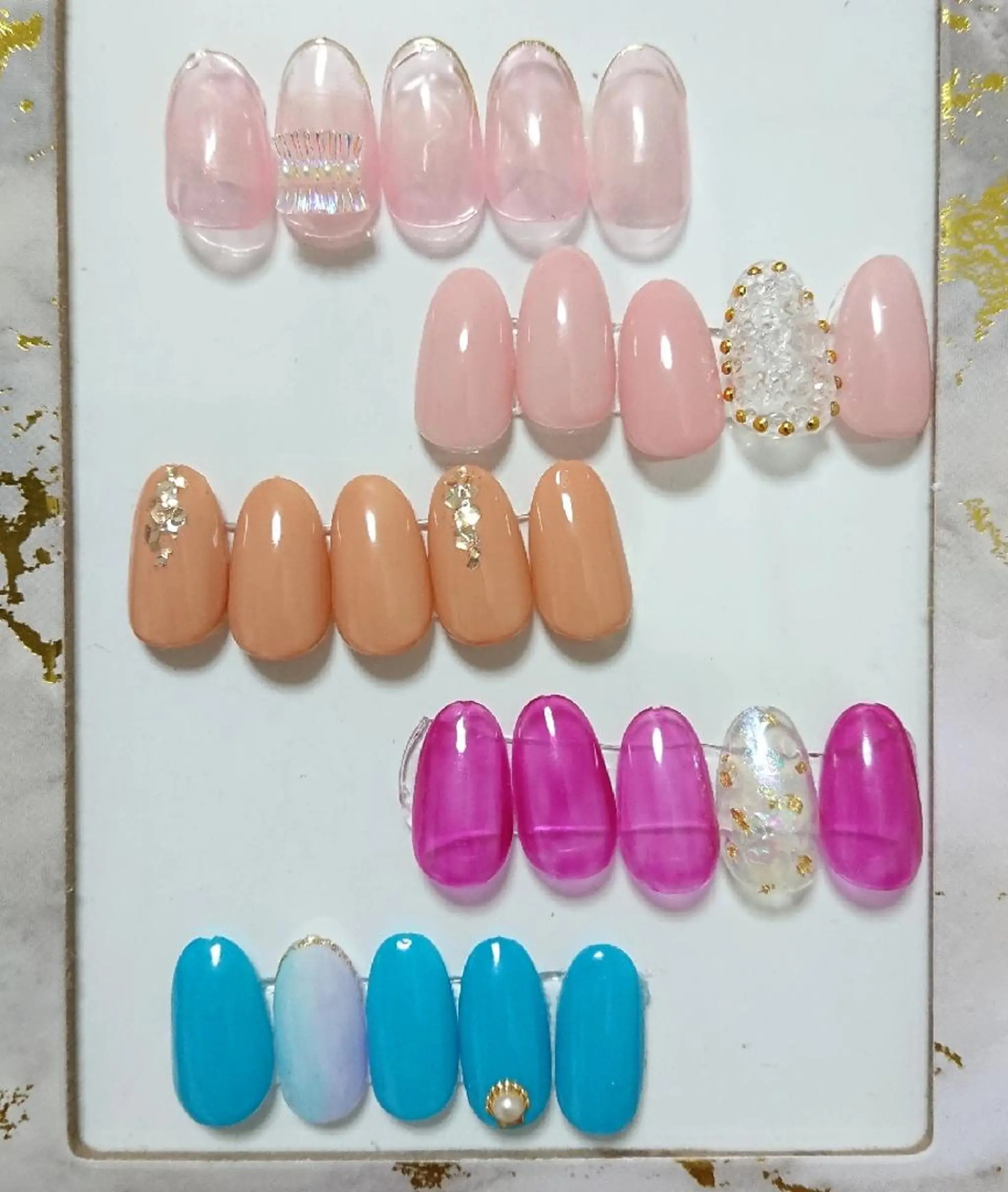 ネイル アートネイル シンプルネイル shellnail さなえのネイルデザイン