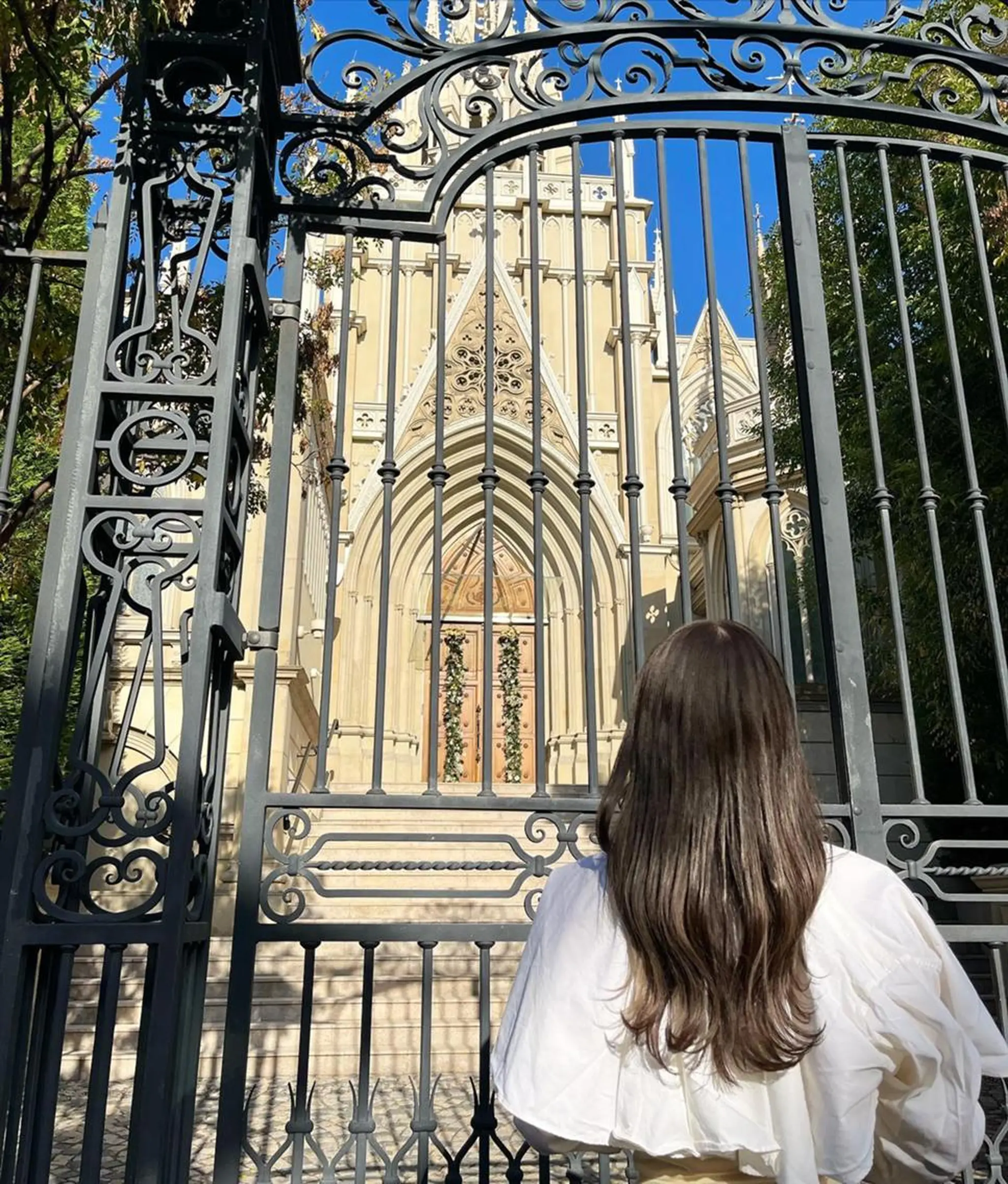 ミディアム カラー ヘアアレンジ 韓国風ヘア 韓国/髪質改善💘 櫻井かれんのヘアスタイル