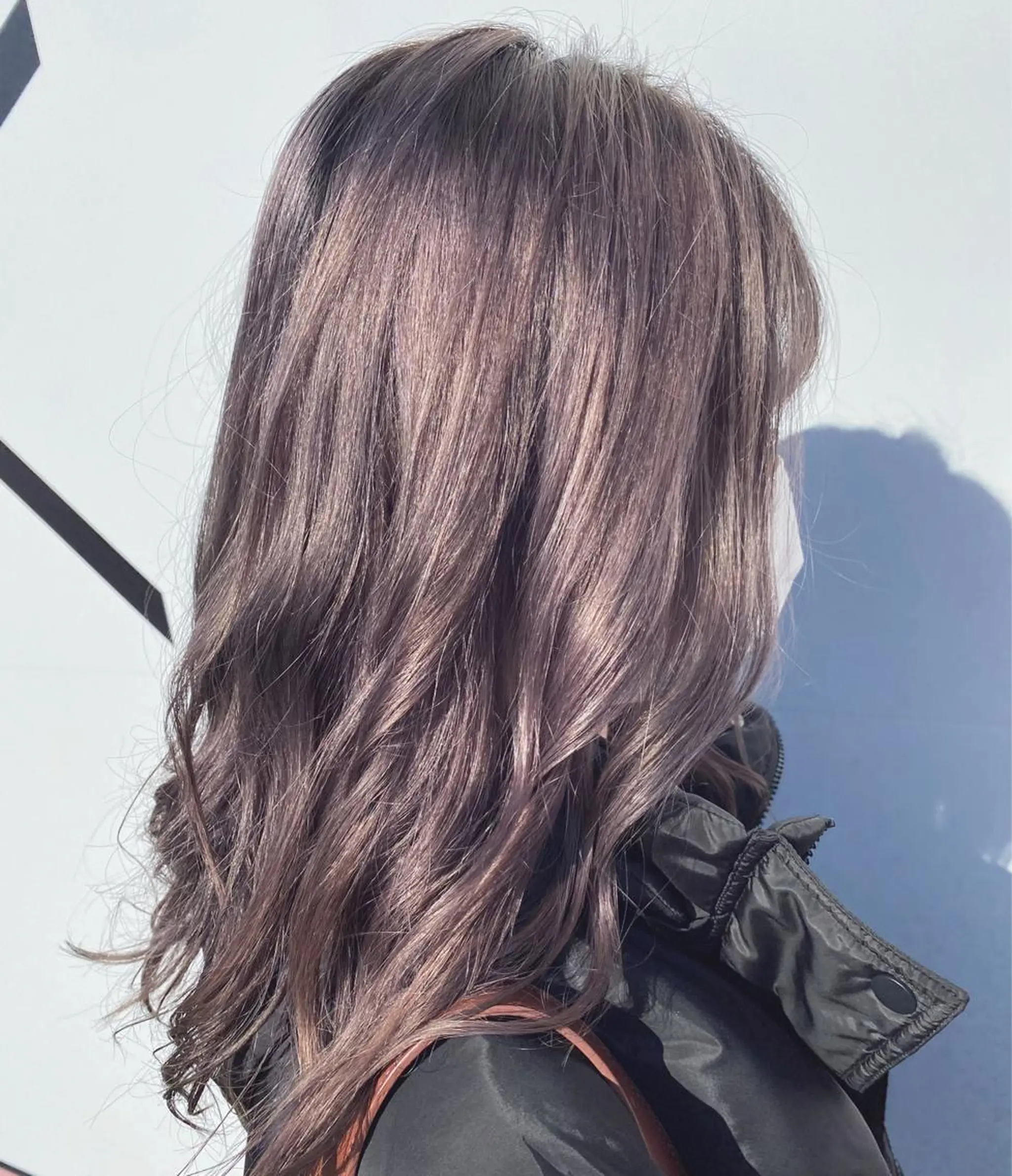 ロング カラー カット ヘアカラー 💘韓国カラー💘 クルミのヘアスタイル