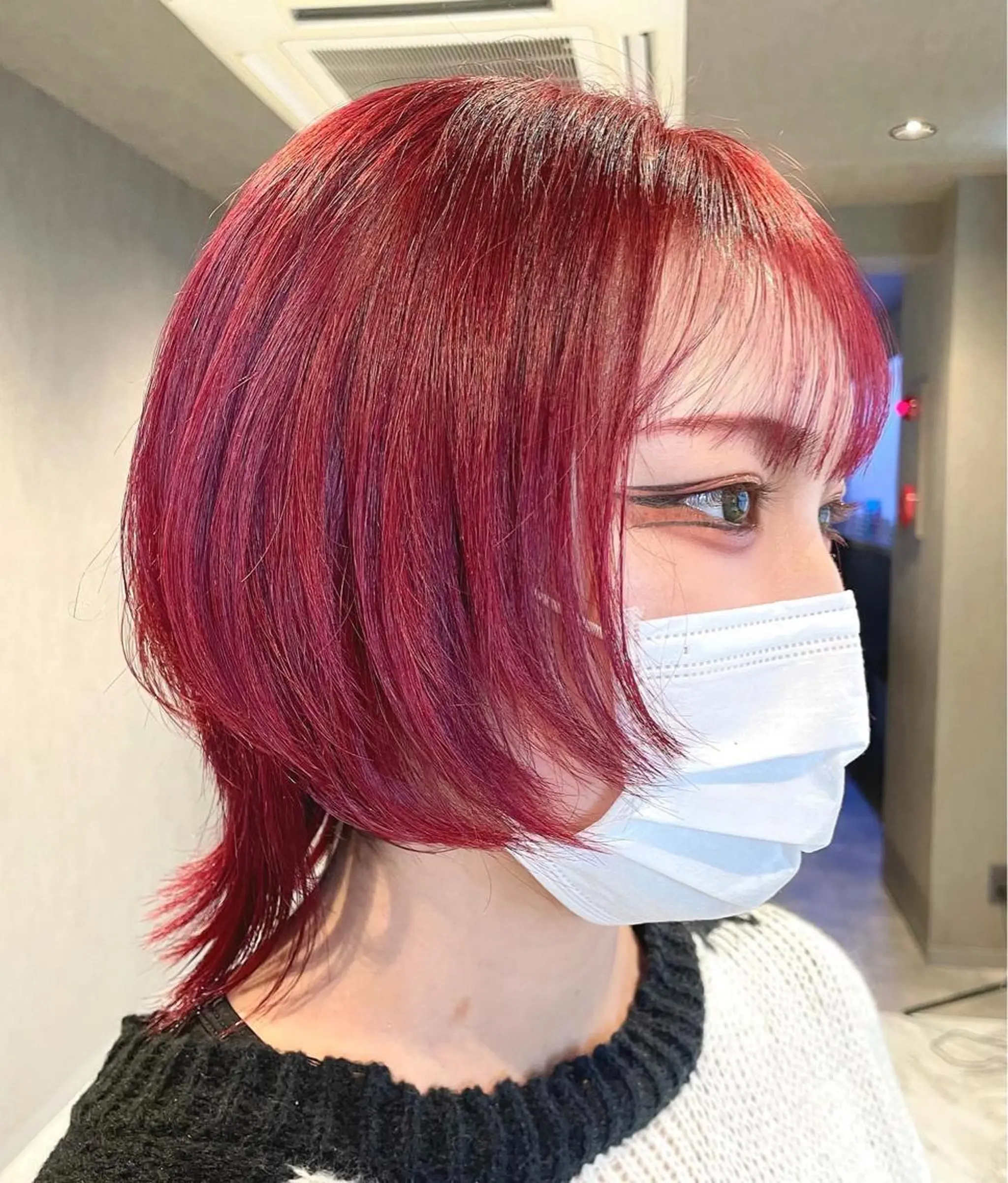 ショート カラー パーマ、ストパー モデル募集、ちはるのヘアスタイル