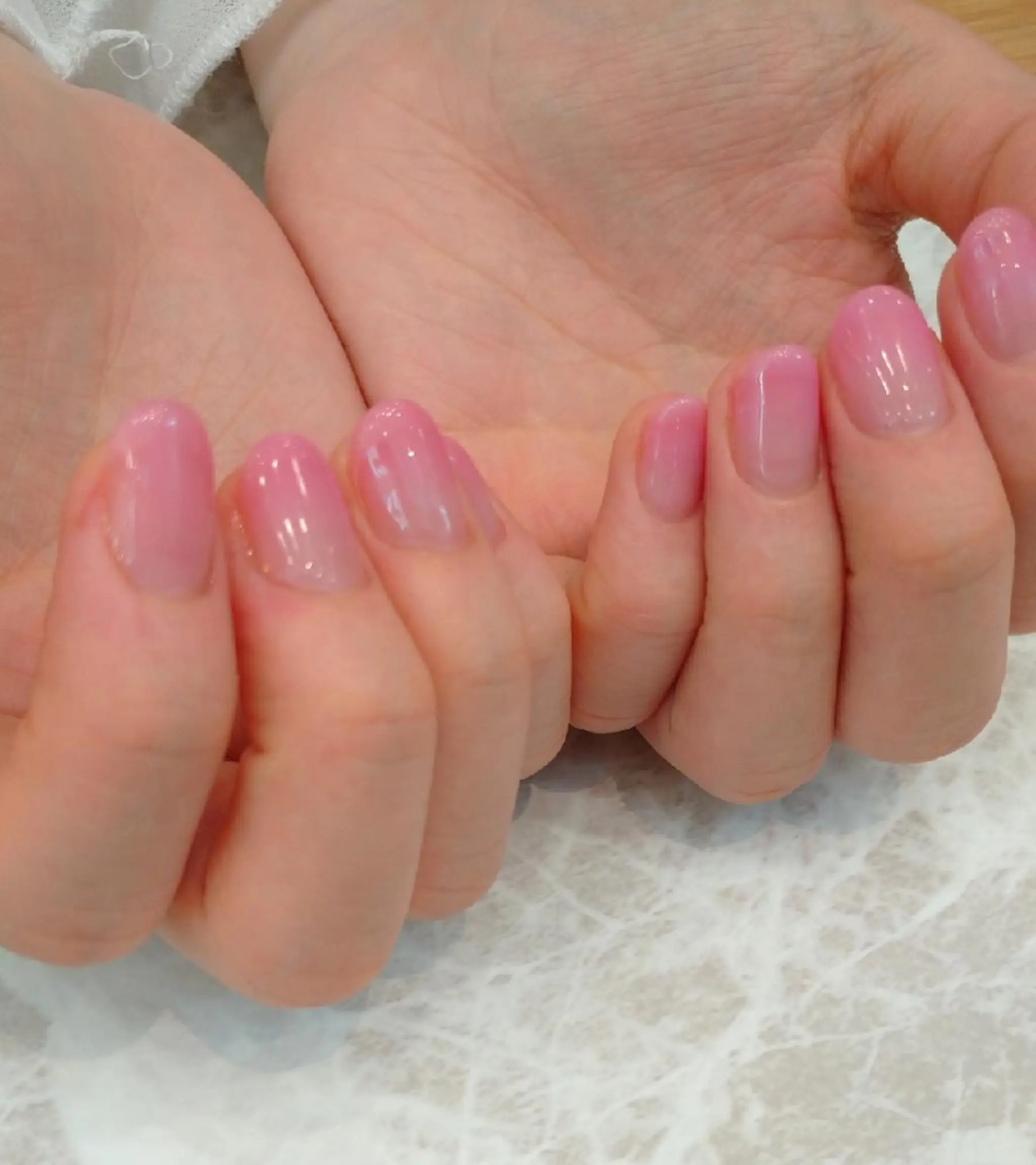 ネイル グラデーション ピンク ハンドネイル 會田 瑠衣のネイルデザイン