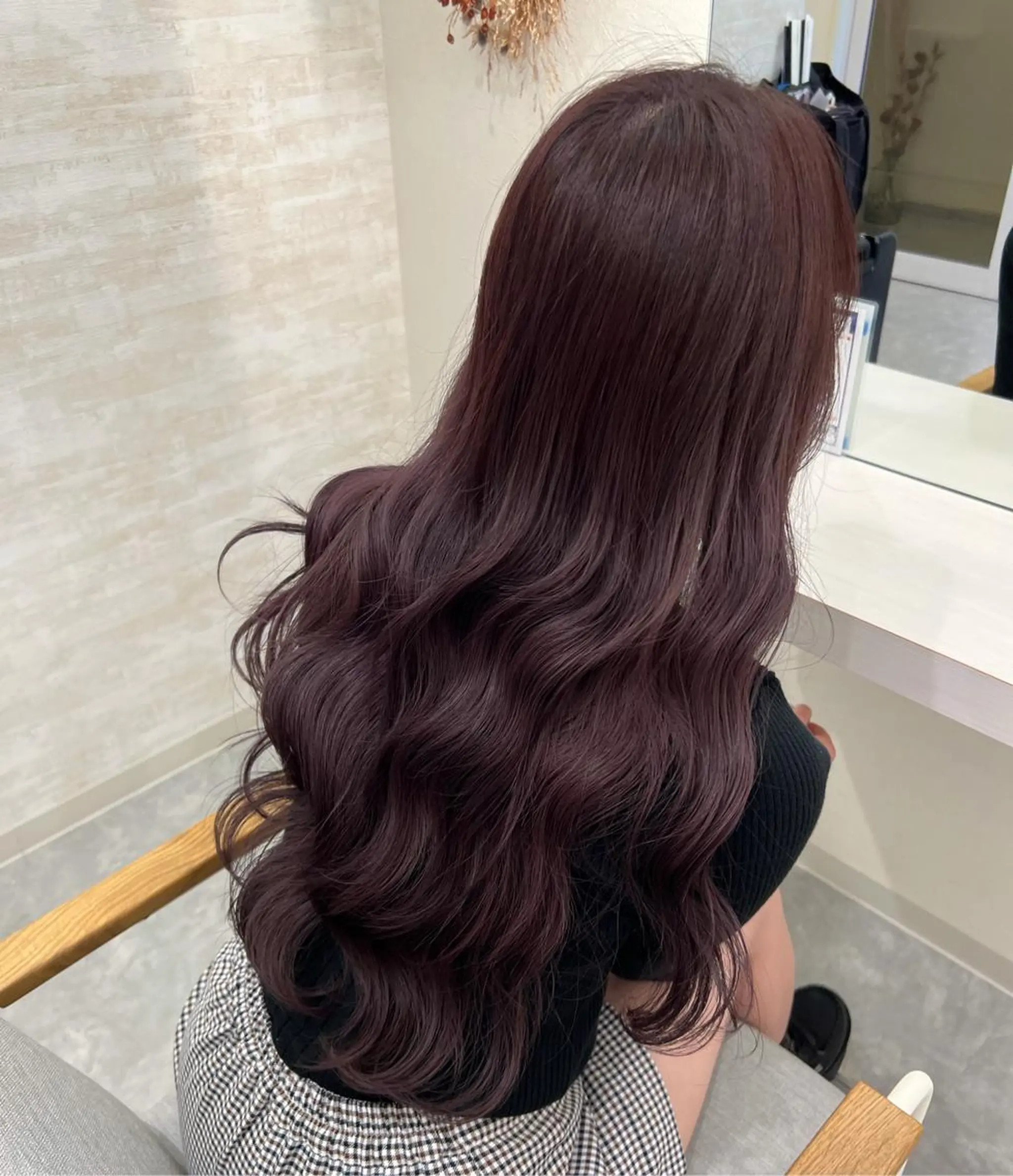 ロング カラー ヘアアレンジ ラベンダーカラー ラベンダーピンク ピンクカラー カット ヘアカラー トリートメント 髪質改善&艶感カラー 🪄岡井美結のヘアスタイル