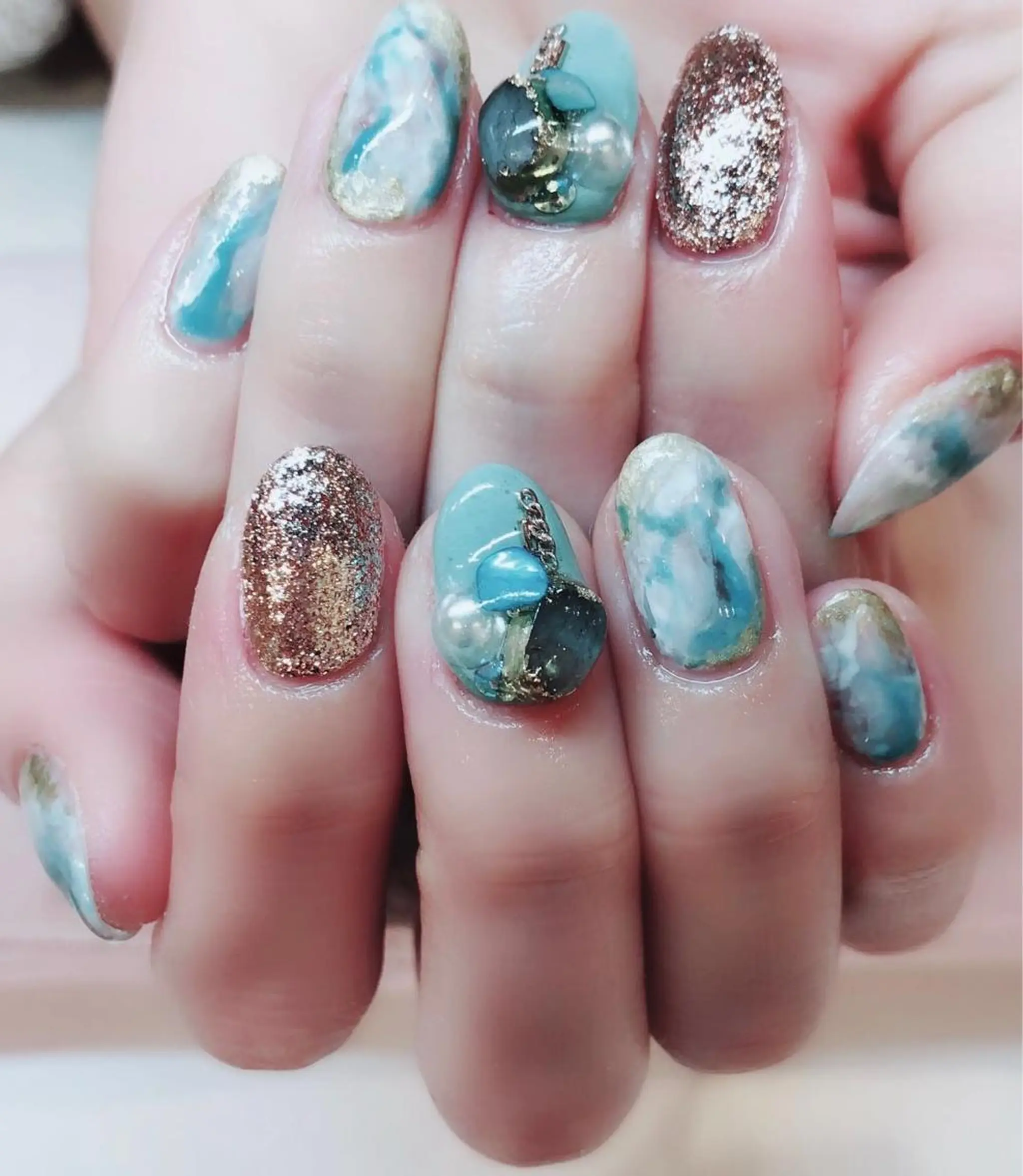 ネイル 長さだし専門店 M2　rikaのネイルデザイン