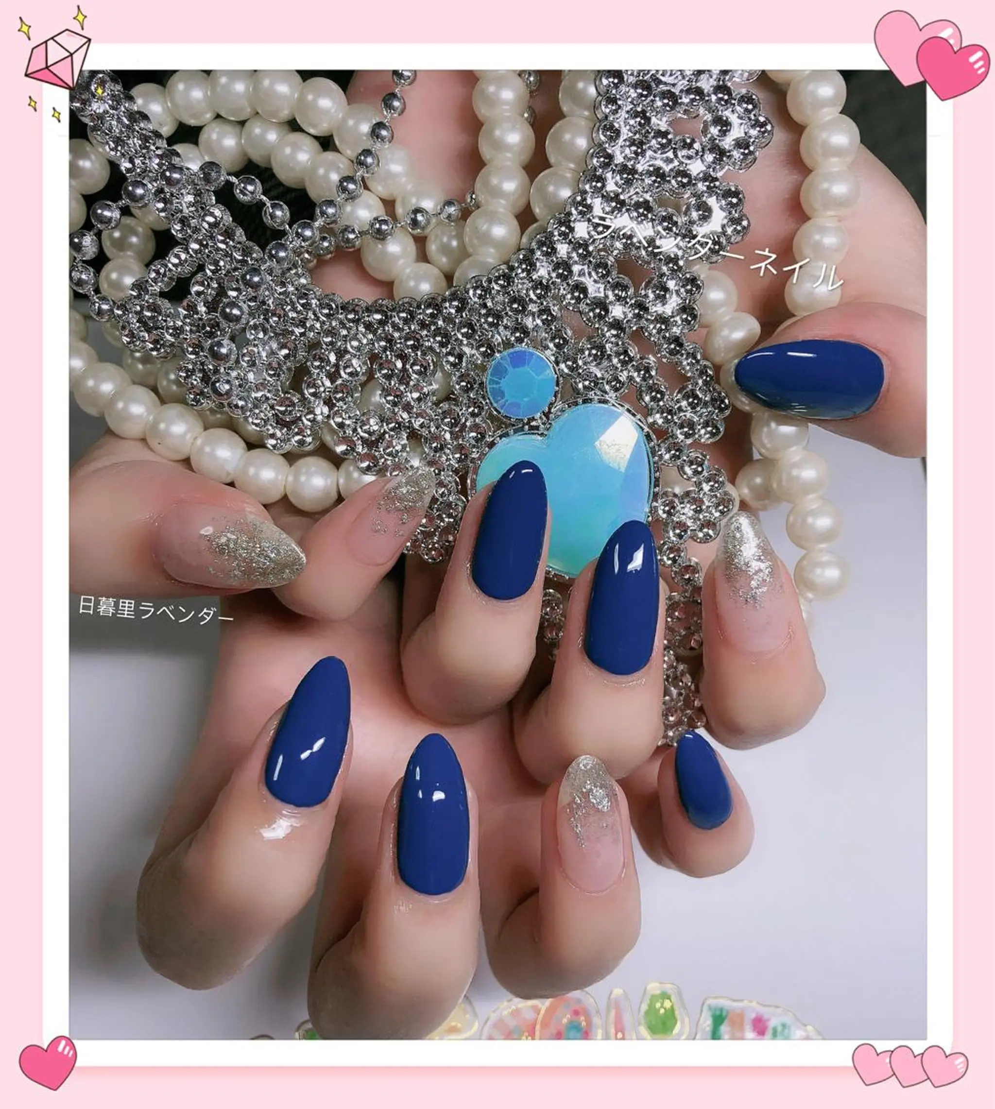 ネイル ラベンダー💖日暮里 ルル💖ネイルのネイルデザイン