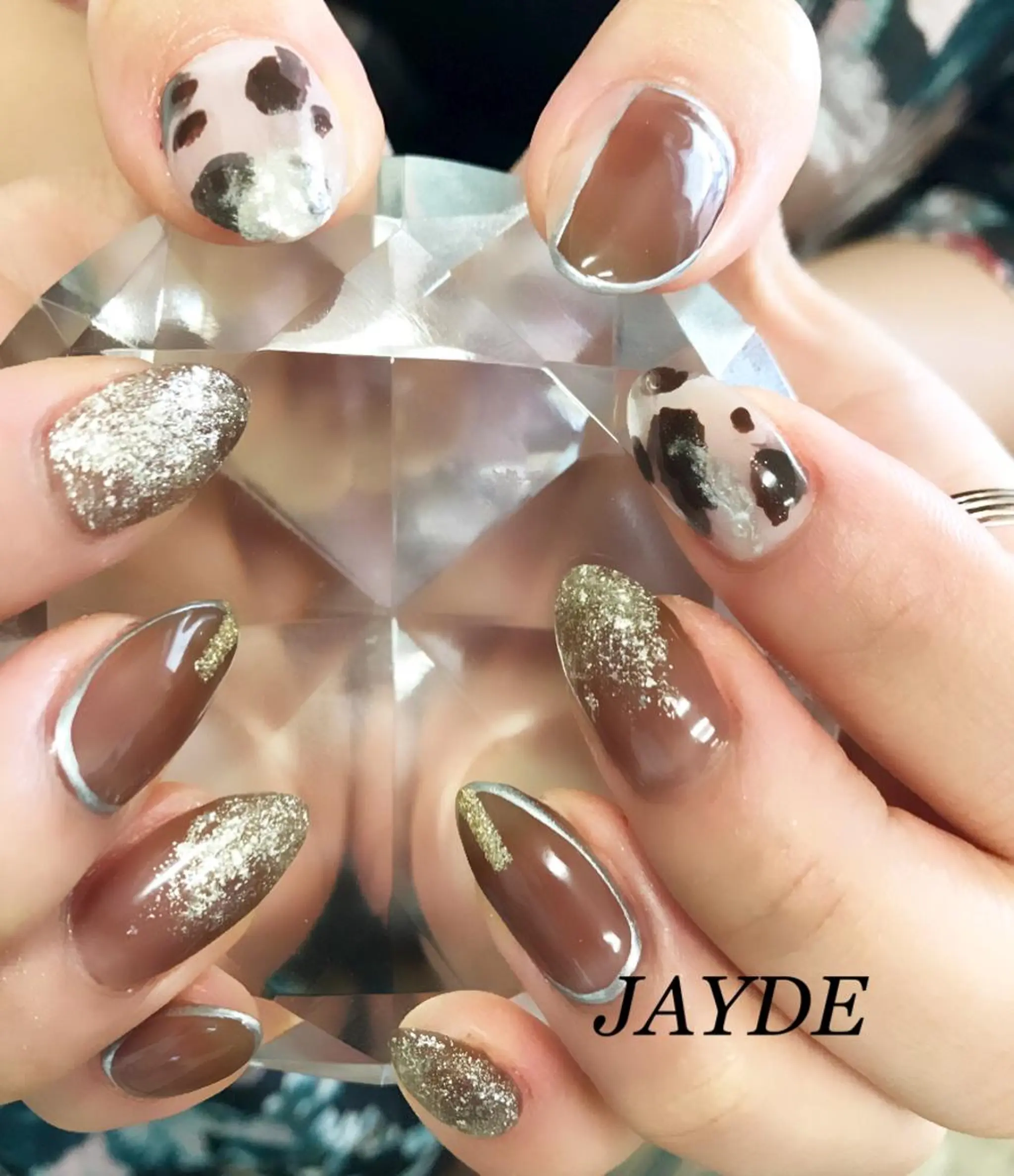 ネイル ニュアンスネイル JAYDE ジェイドのマツエク・マツパデザイン