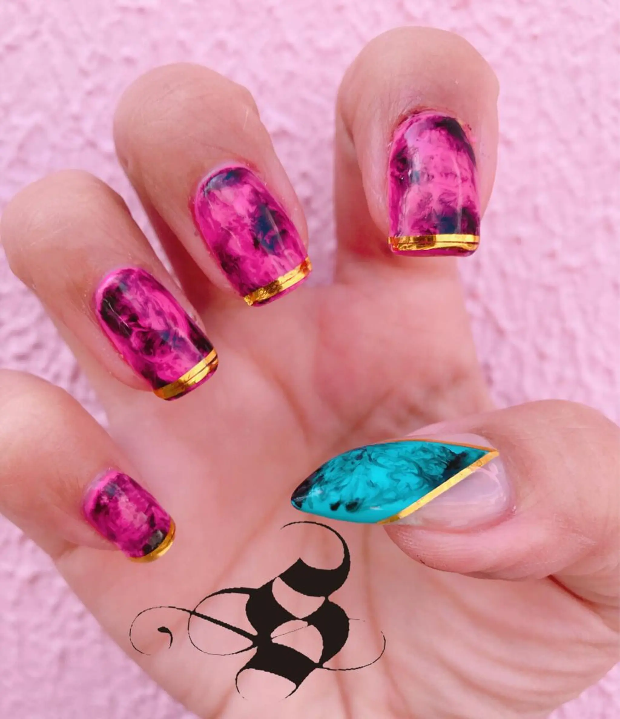 ネイル 長さ出し メンズネイル 持ち込み スカルプネイル ネイルチップ S&S 村田小百合のネイルデザイン