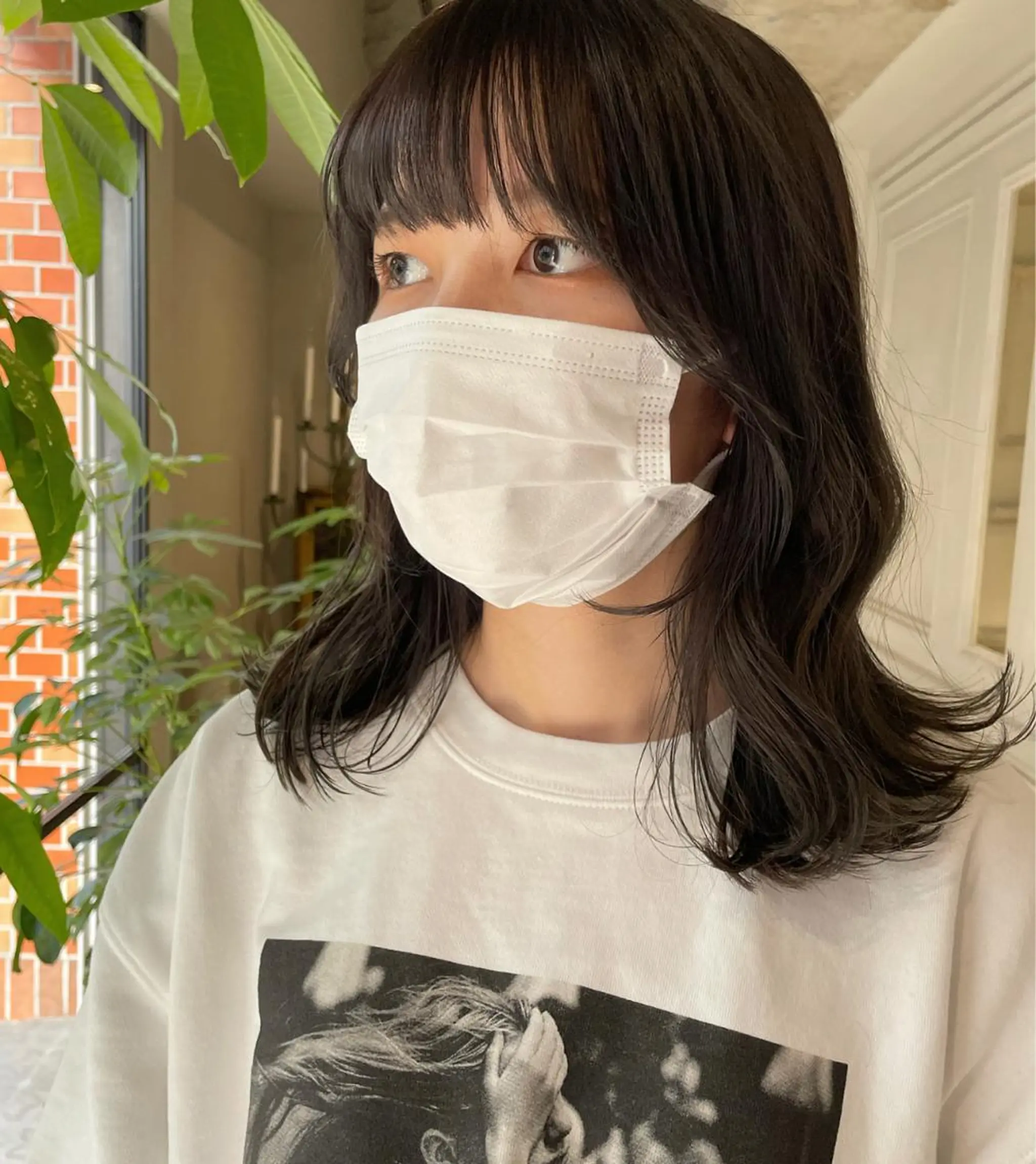 セミロング 原 菜帆のヘアスタイル