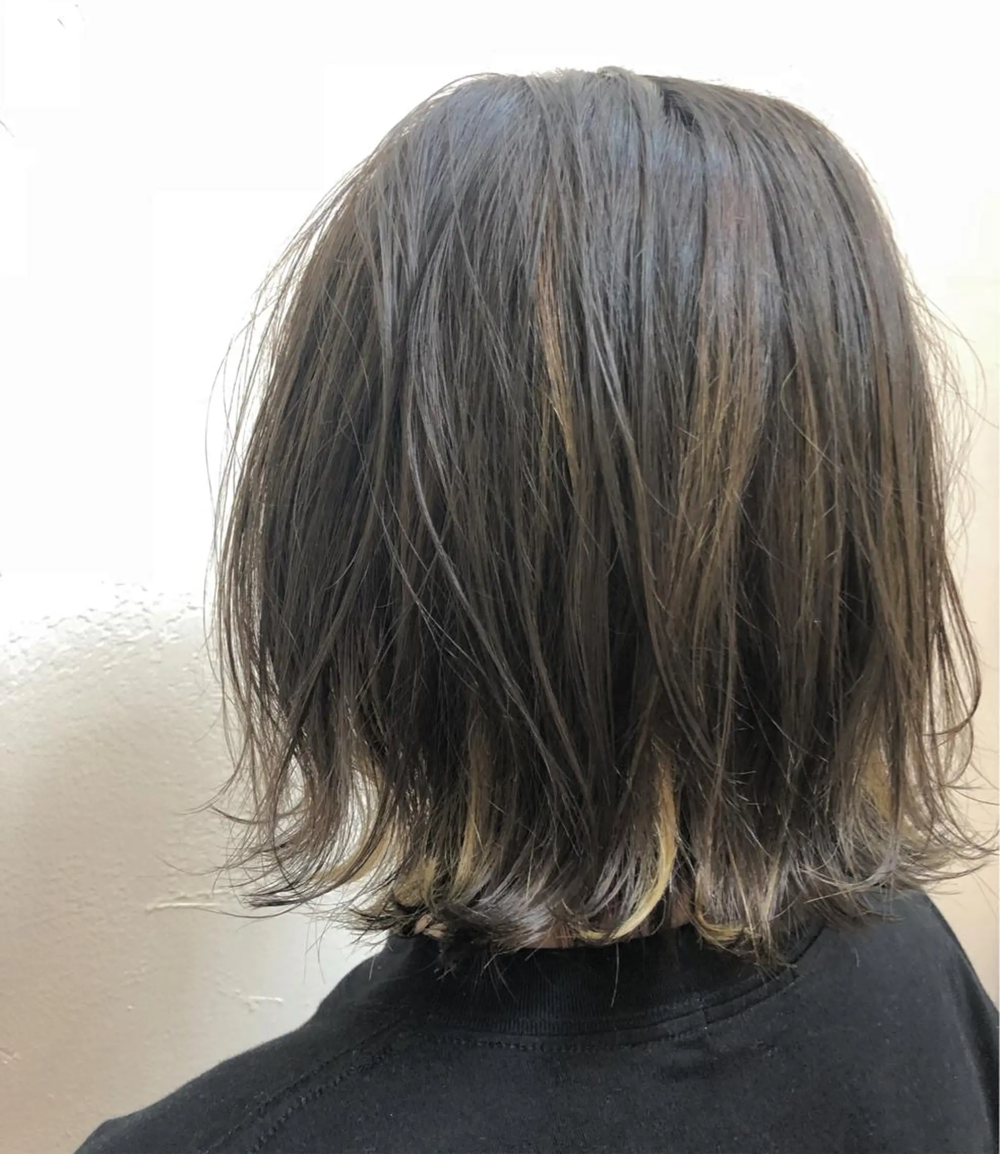 ミディアム カラー アッシュ ハイライトカラー インナーカラー ハイライト luve heart's And Be  minamisemba所属・脇坂 佳世の眉毛・アイブロウイメージ