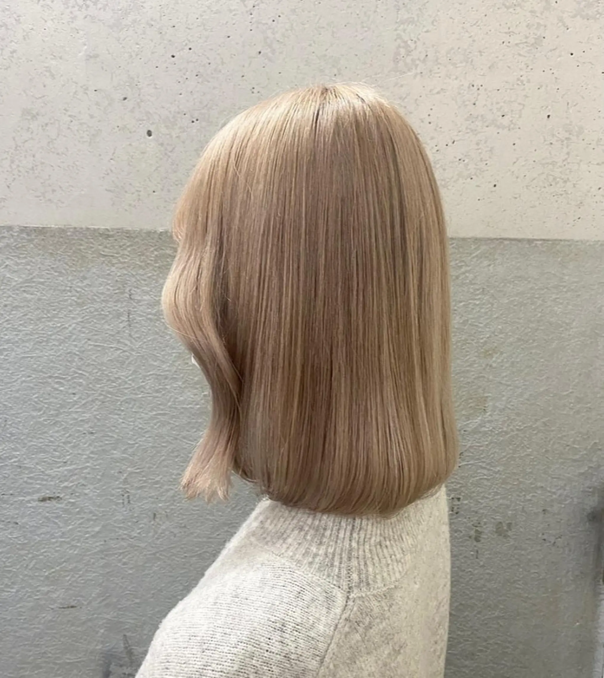 カラー アッシュ ベージュカラー 黒髪 ブルーカラー ブルーブラック カット ヘアカラー トリートメント 透明感/韓国風 🤍moeka🤍のヘアスタイル