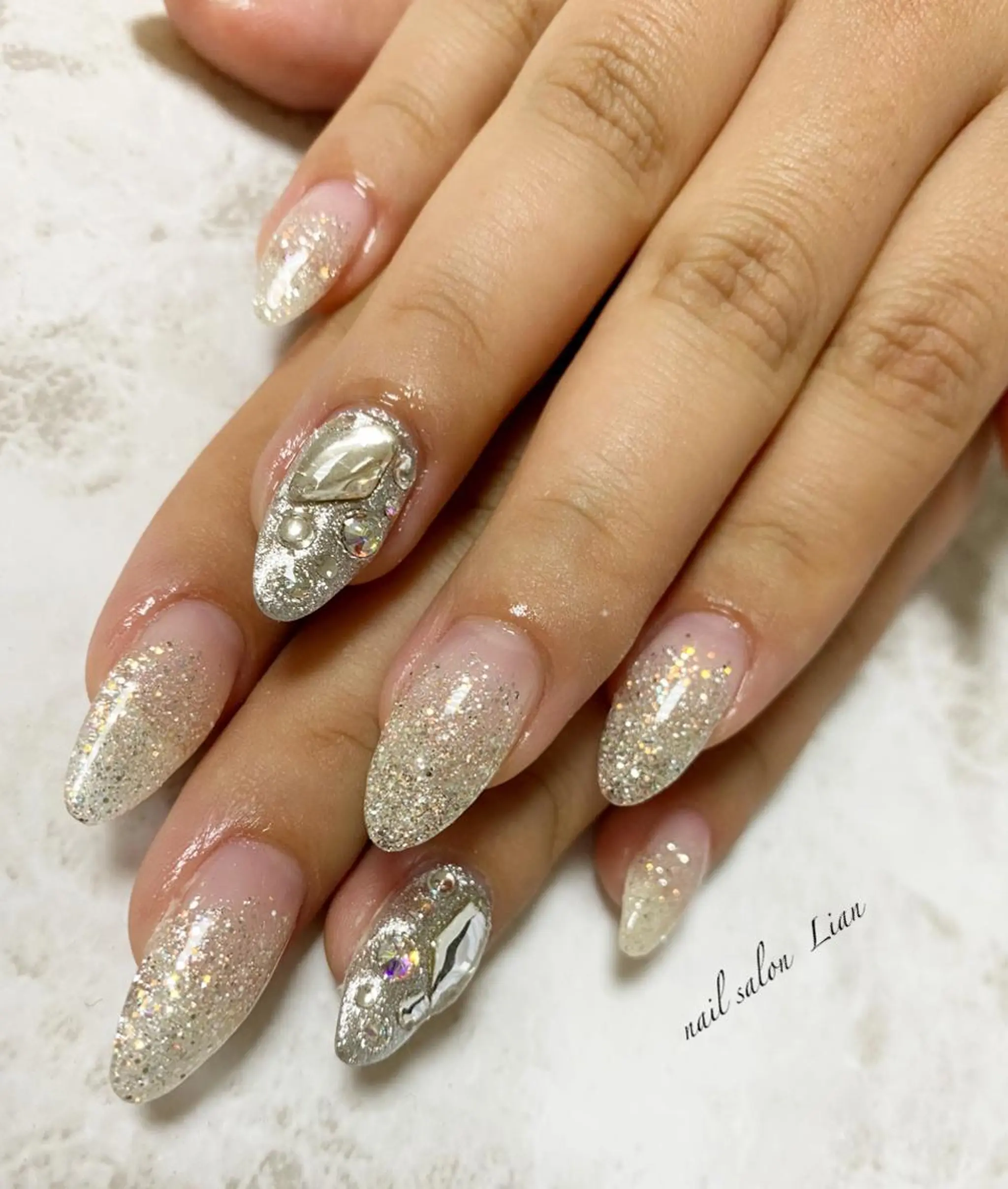 ロング ネイル Lian所属・nail salon Lianのマツエク・マツパデザイン