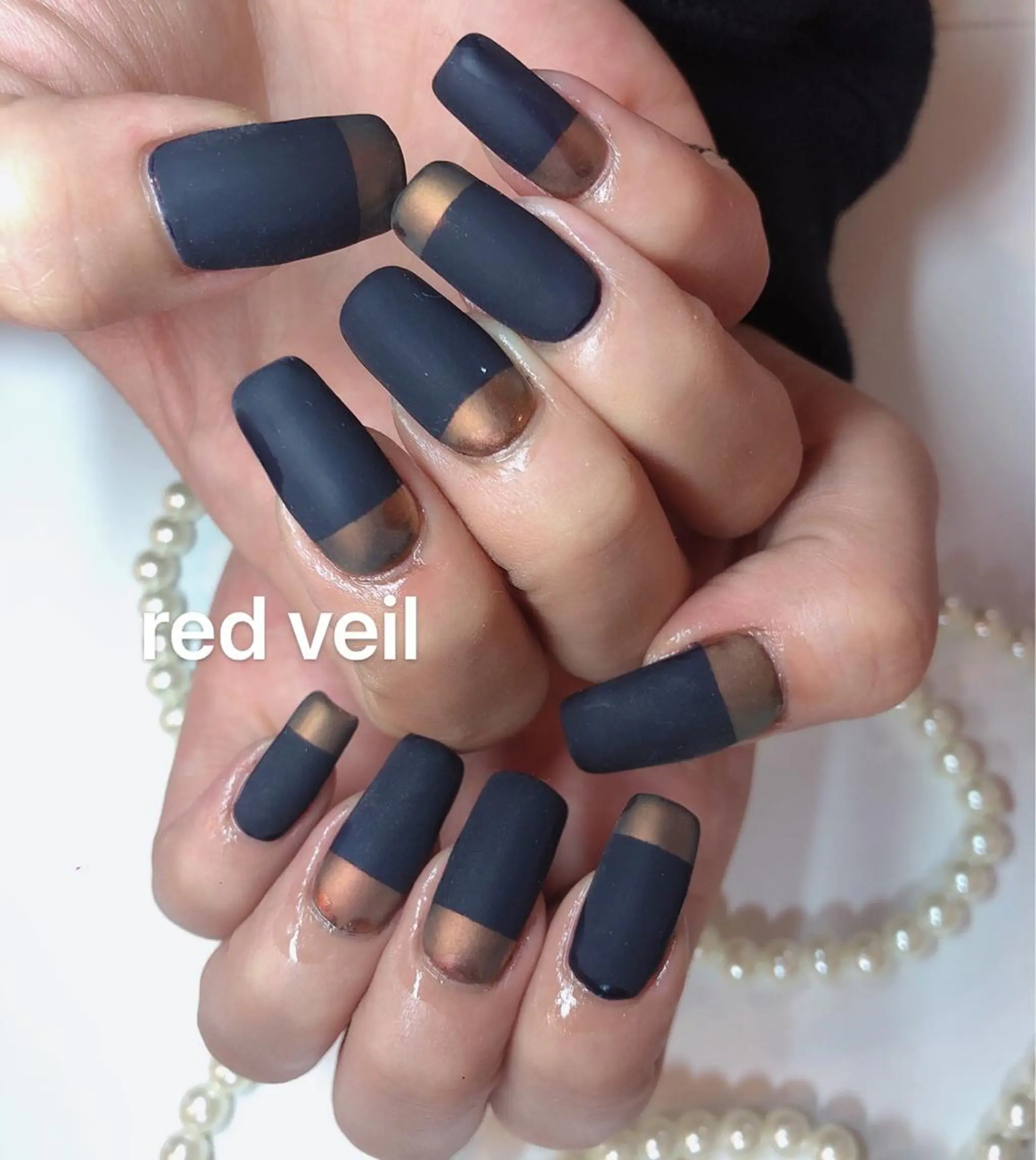 セミロング ネイル ハンドネイル 長さ出し専門 nynaのネイルデザイン