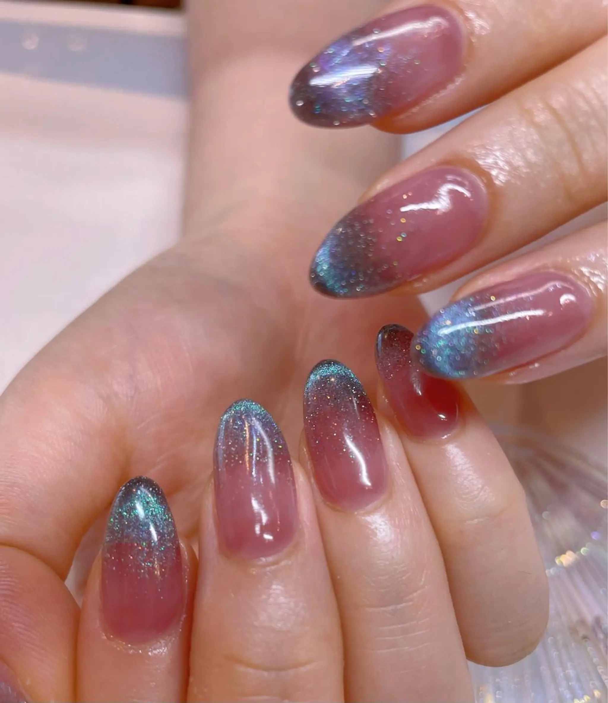 ネイル フレンチネイル グラデーション ハンドネイル ネイリスト ❄️ユキ❄️のネイルデザイン