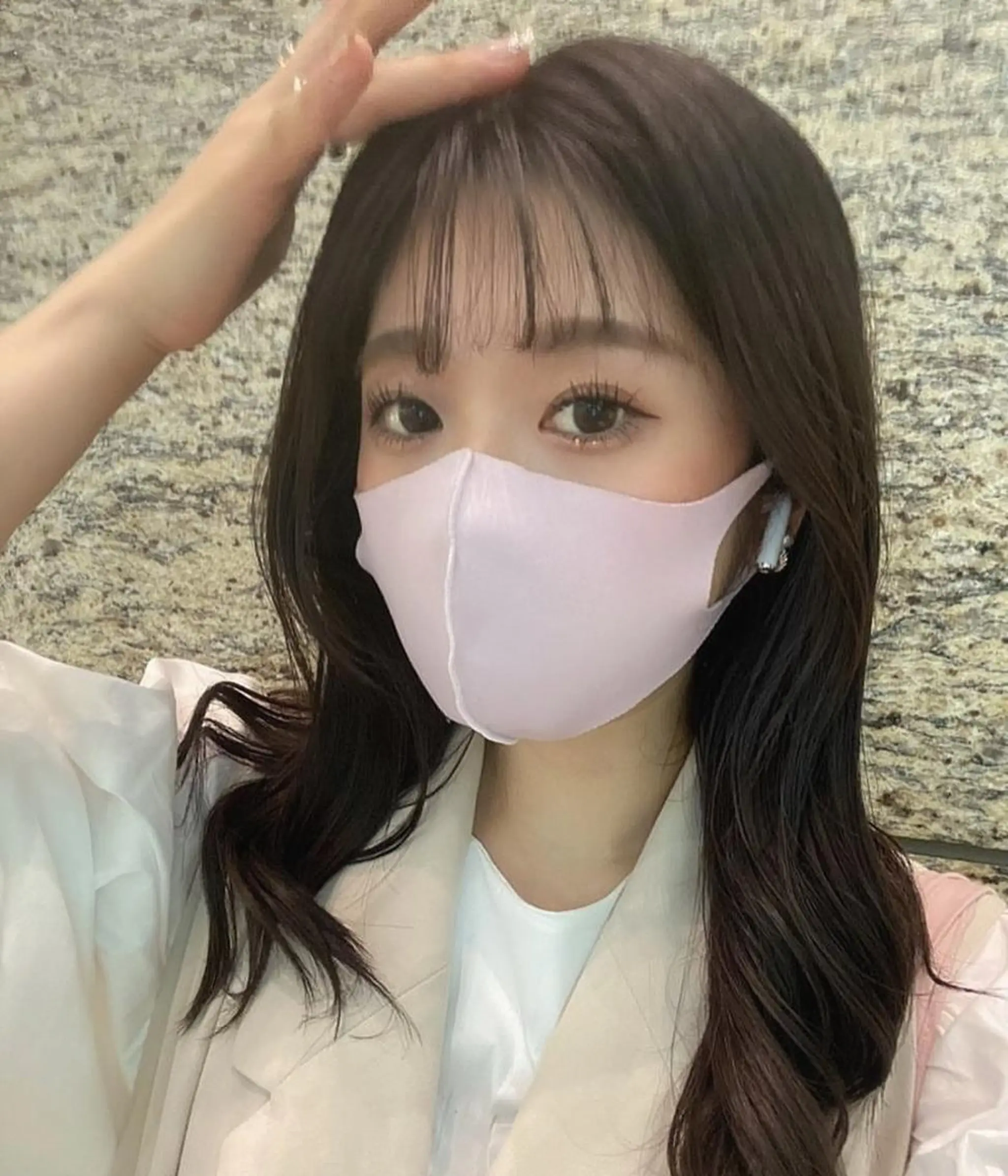 ミディアム カラー 髪質改善 Noe心斎橋店のヘアスタイル