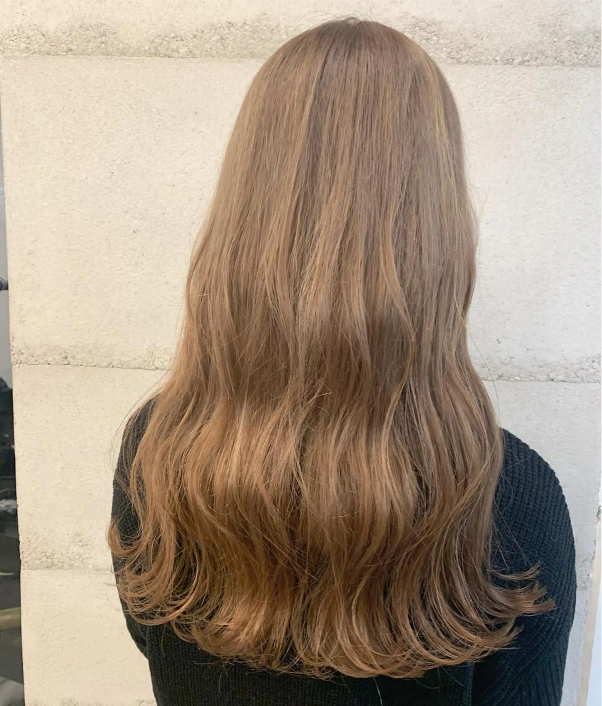 ロング カラー 透明感/オリーブ/ グレージュ/YUKAのヘアスタイル