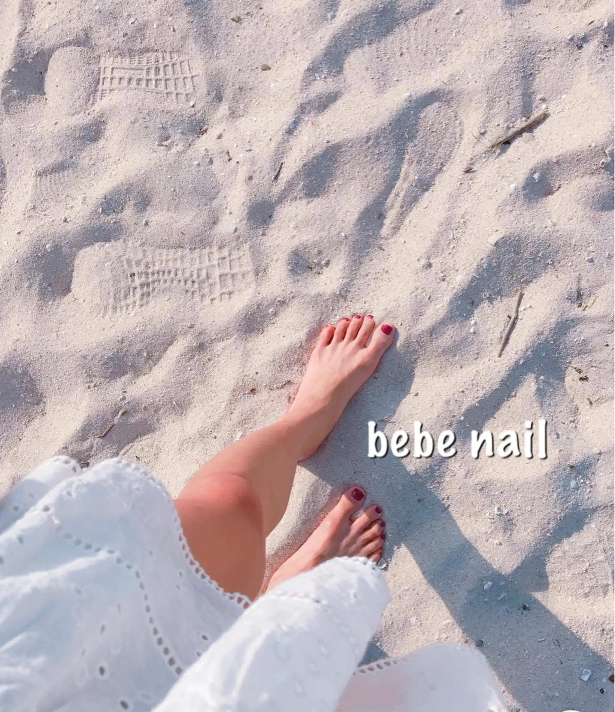 ネイル フットネイル ジェルネイル ワンカラーネイル パラジェル Ann. nail.tokyo所属・Ann nailのネイルデザイン