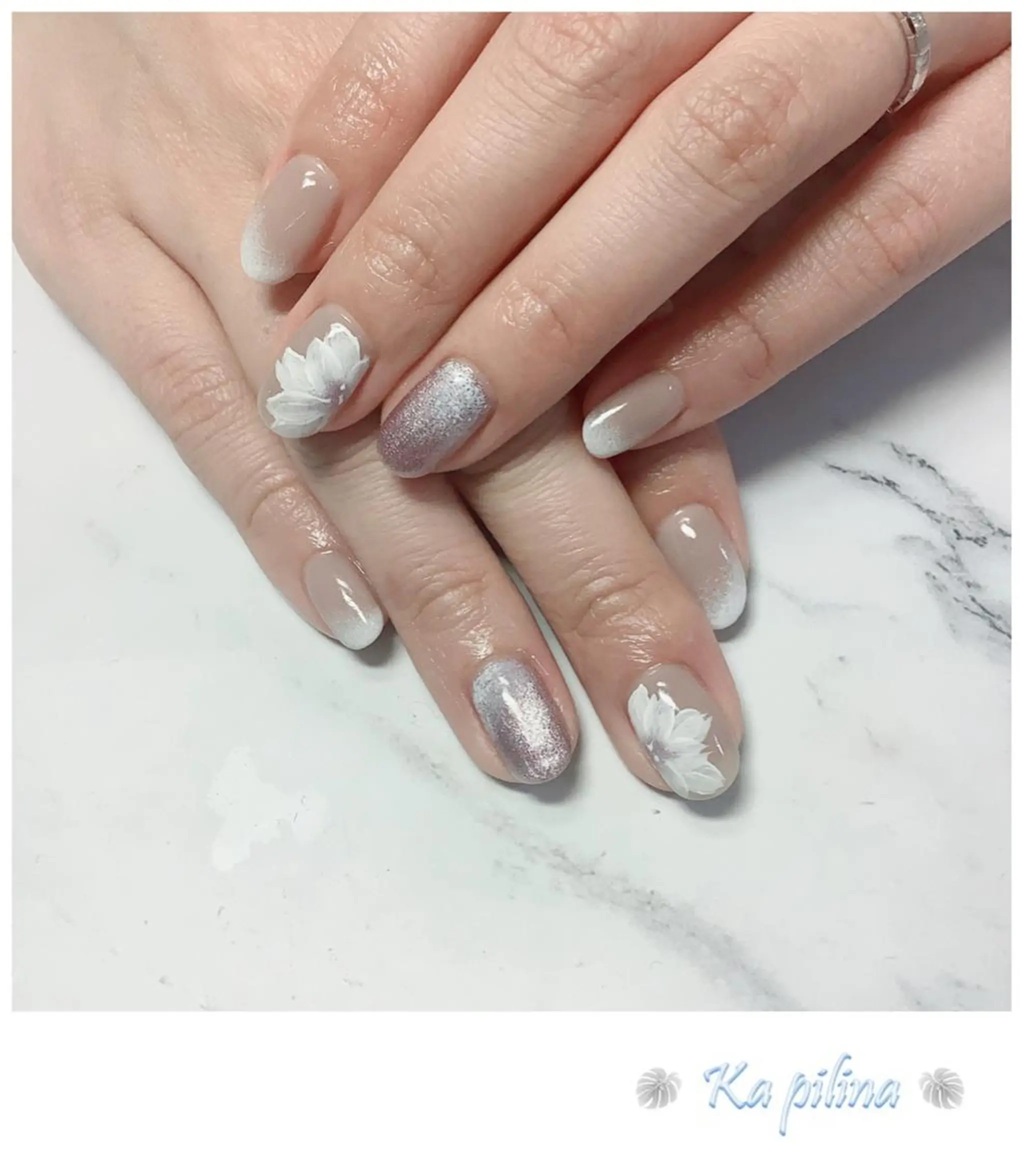 ネイル マグネットネイル Nail salon Ka pilinaのネイルデザイン
